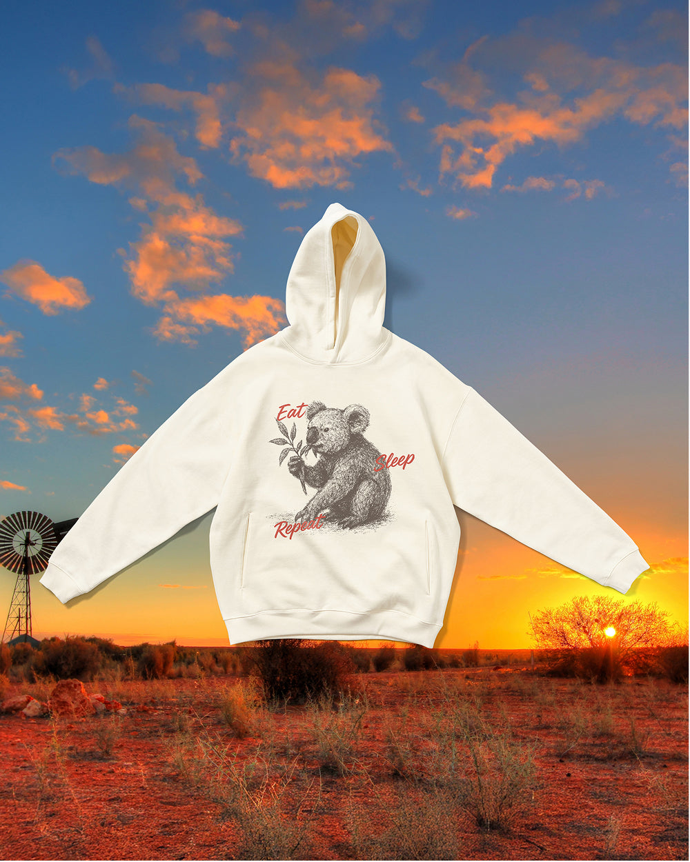 Eat Sleep Repeat Hoodie Online Australia