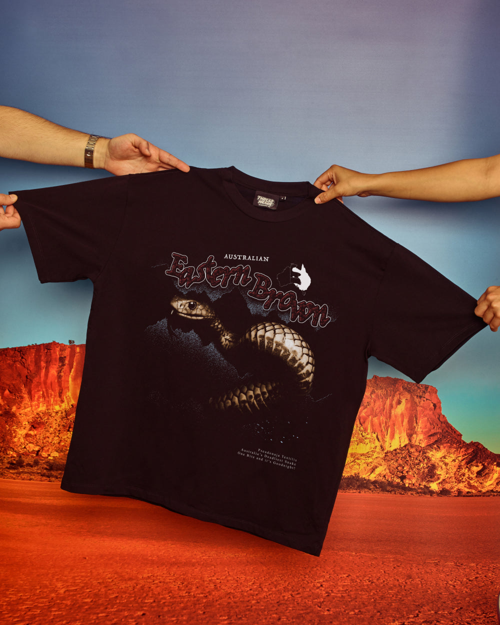 Eastern Brown Oversized Tee Online Australia