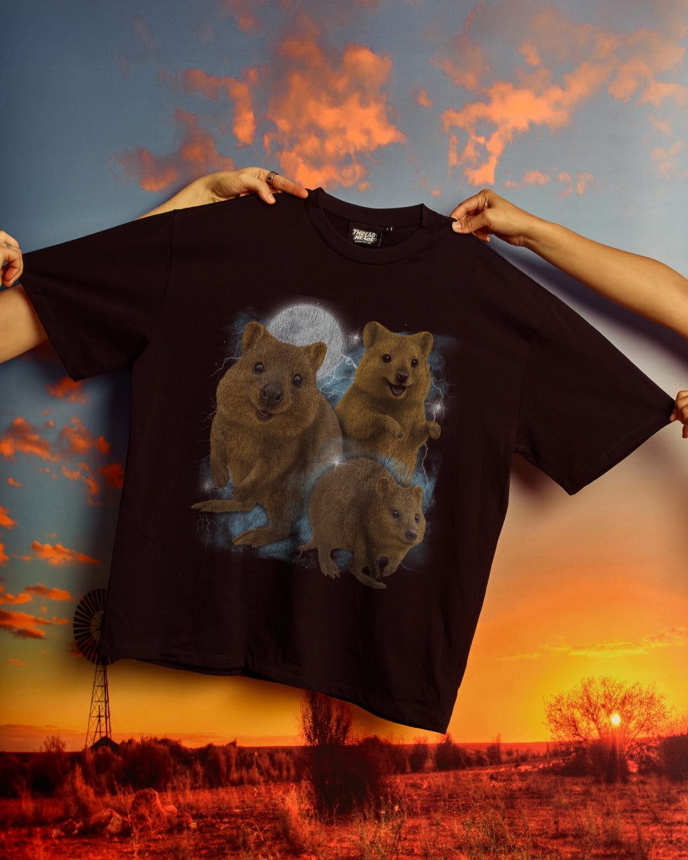 Thunderquokks Oversized Tee Online Australia