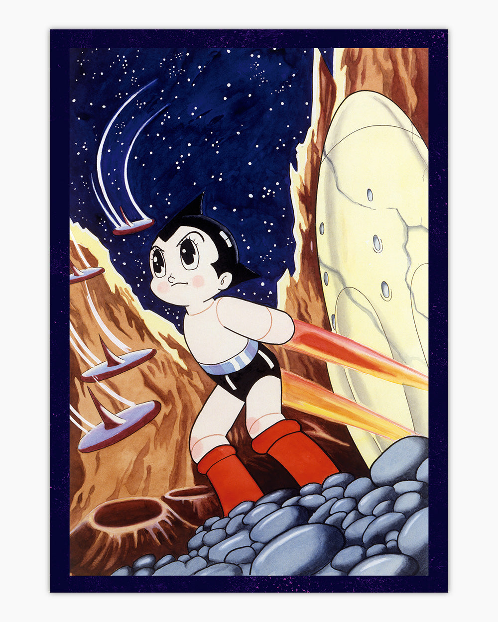 Astro Boy Moon Art Print Official Astro Boy Merch