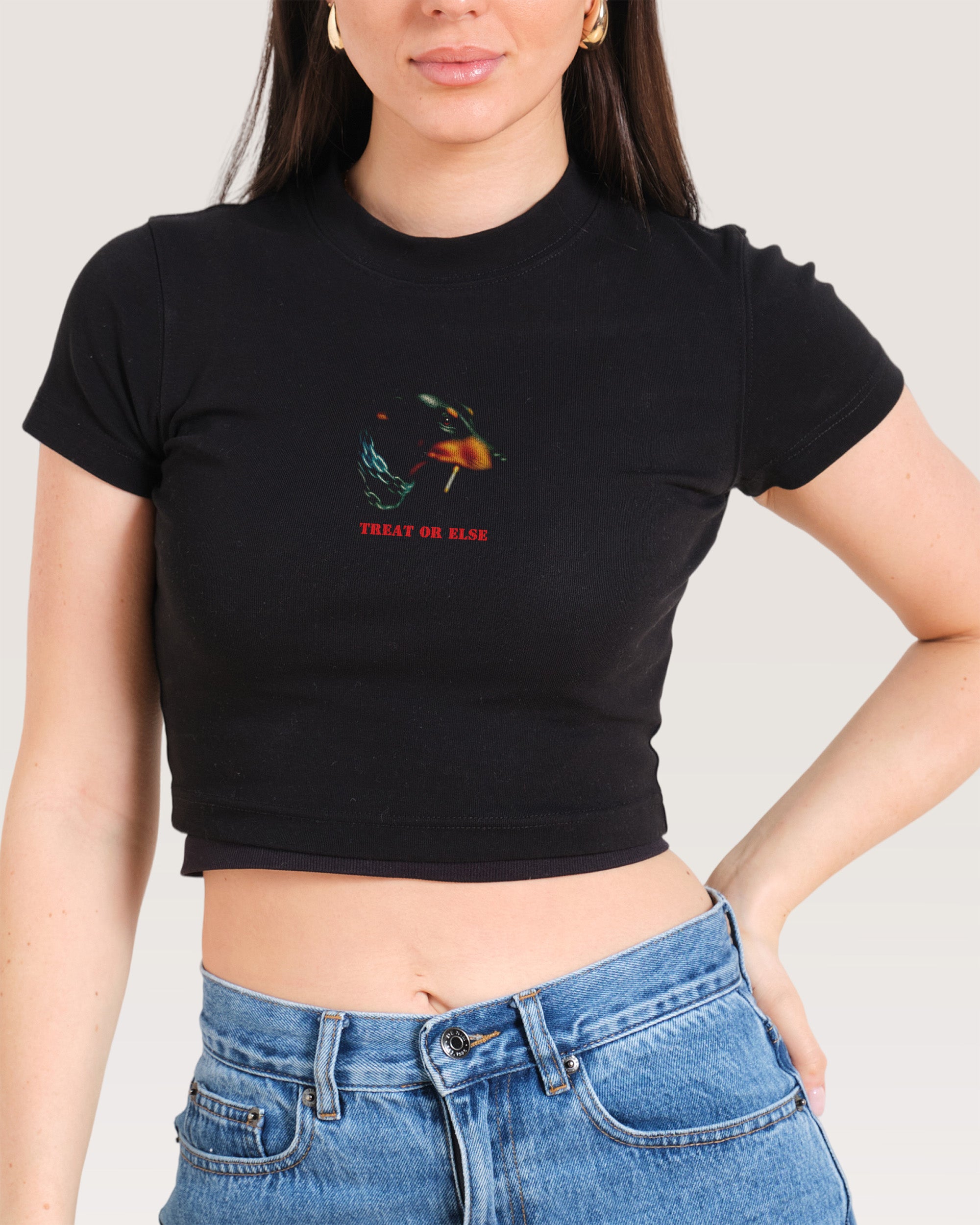 Treat or Else Baby Tee Australia Threadheads Online