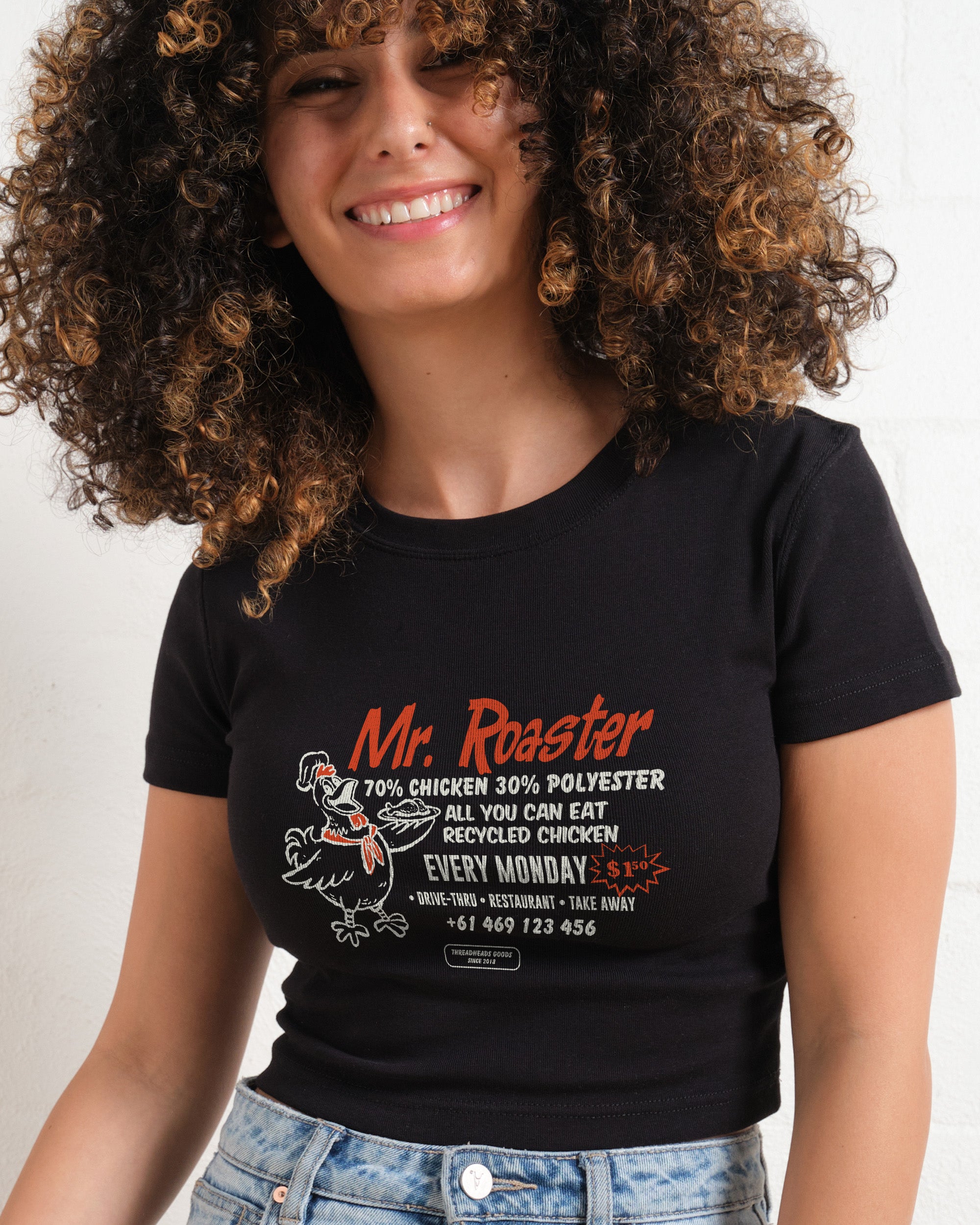Mr. Roaster Fried Chicken Baby Tee