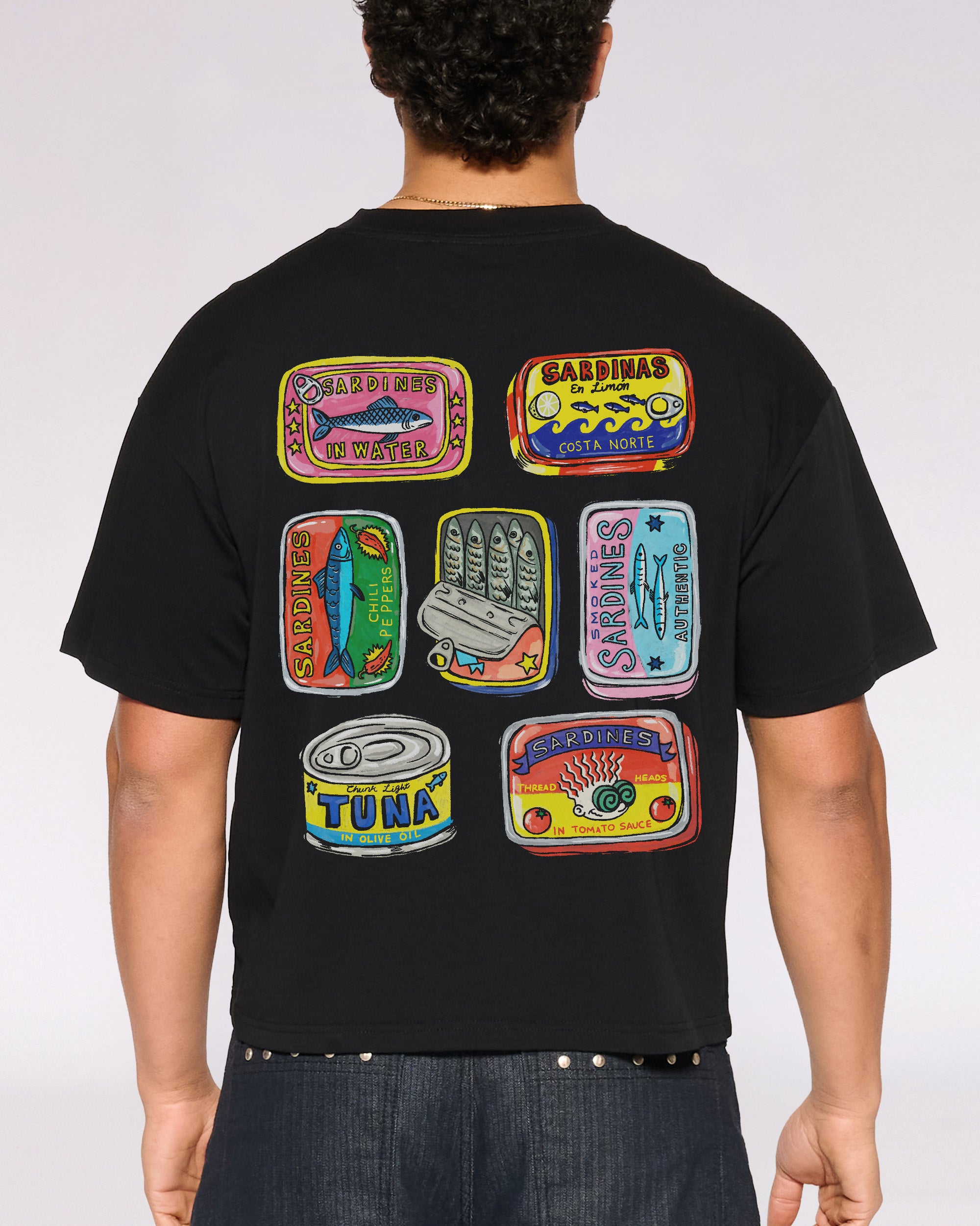 Canned Goods Oversized Crop Tee