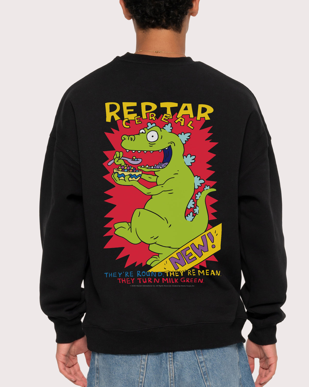 Reptar Cereal Black Sweatshirt