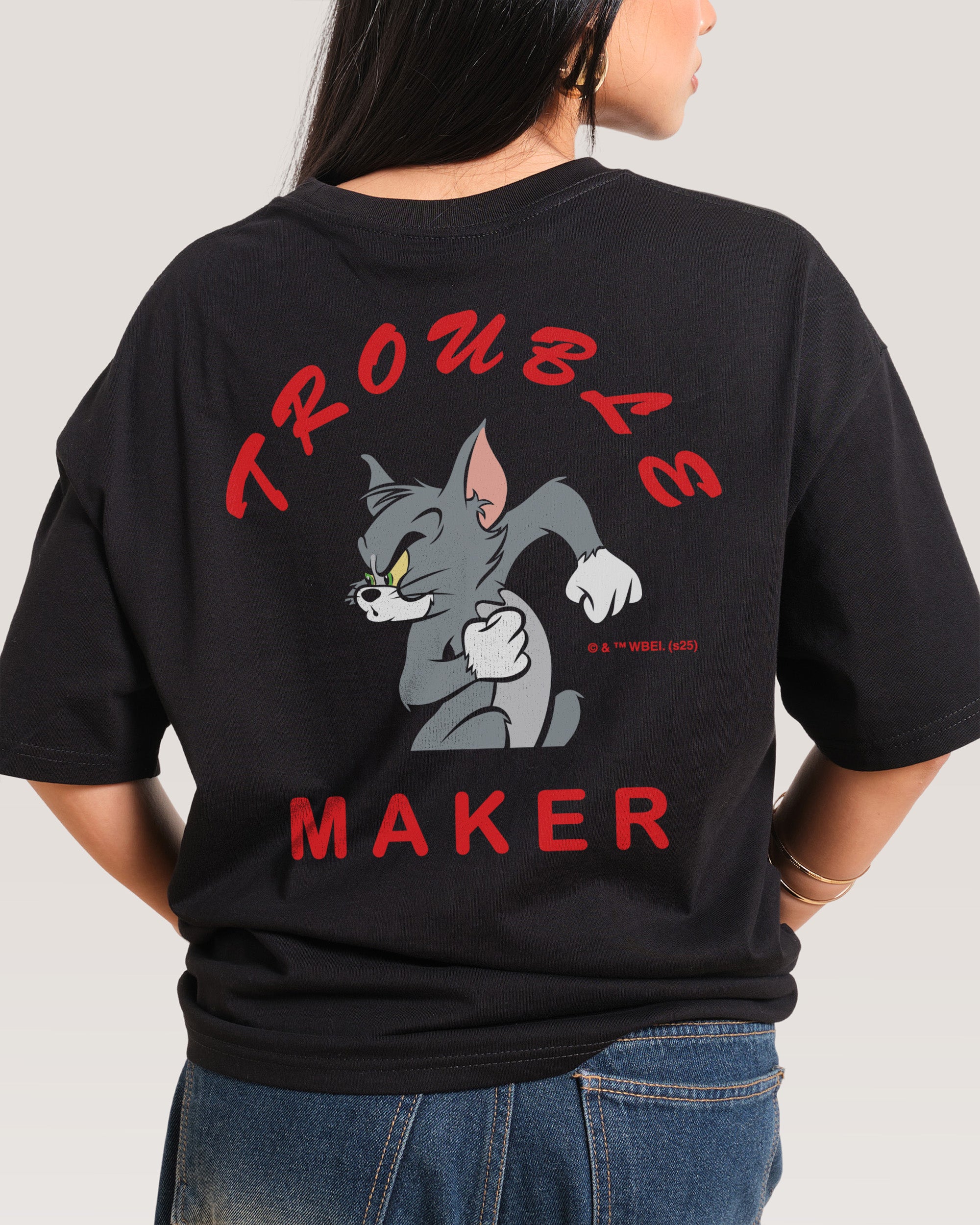 Troublesome Tom Black T-Shirt