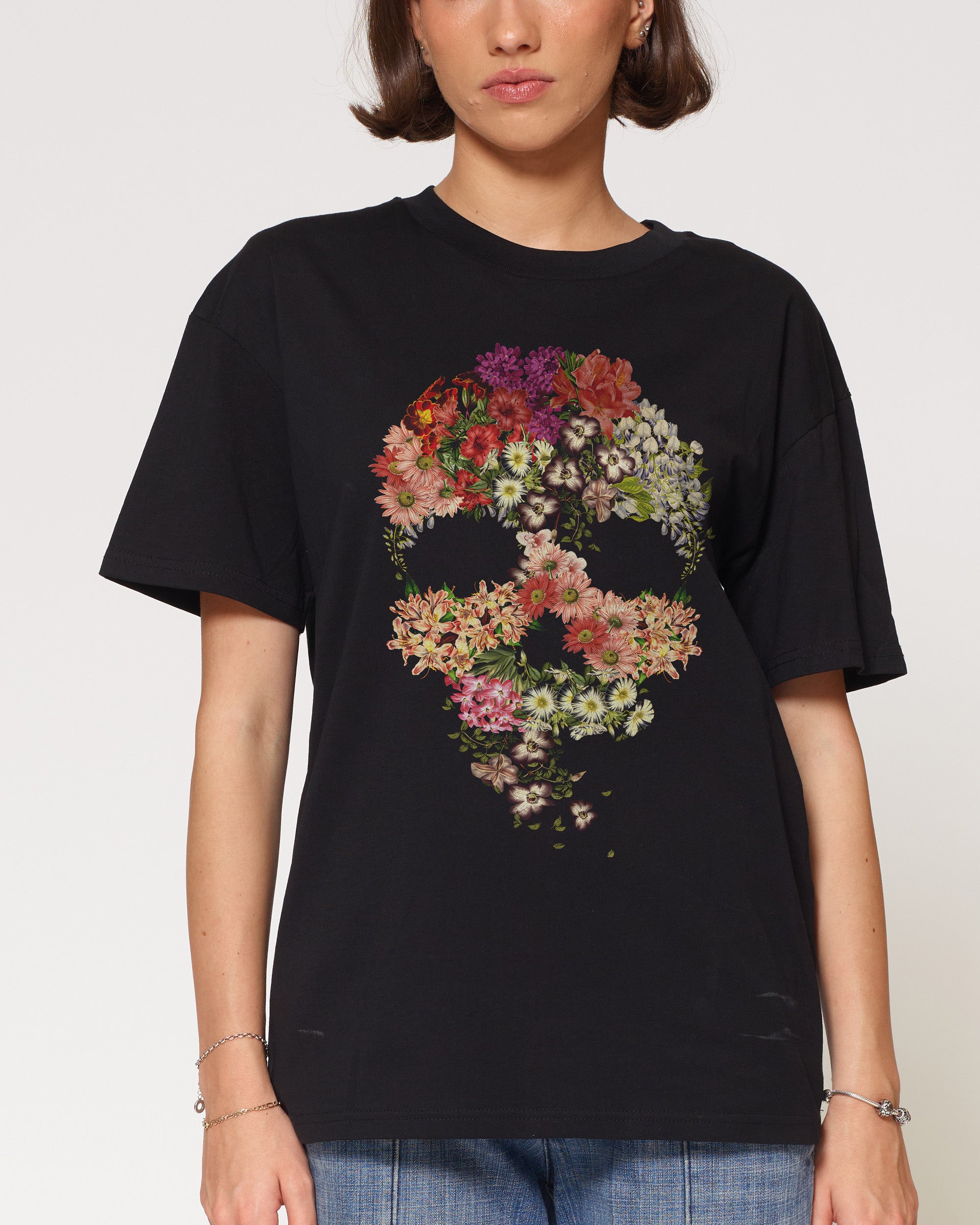 Skull Floral Decay T-Shirt