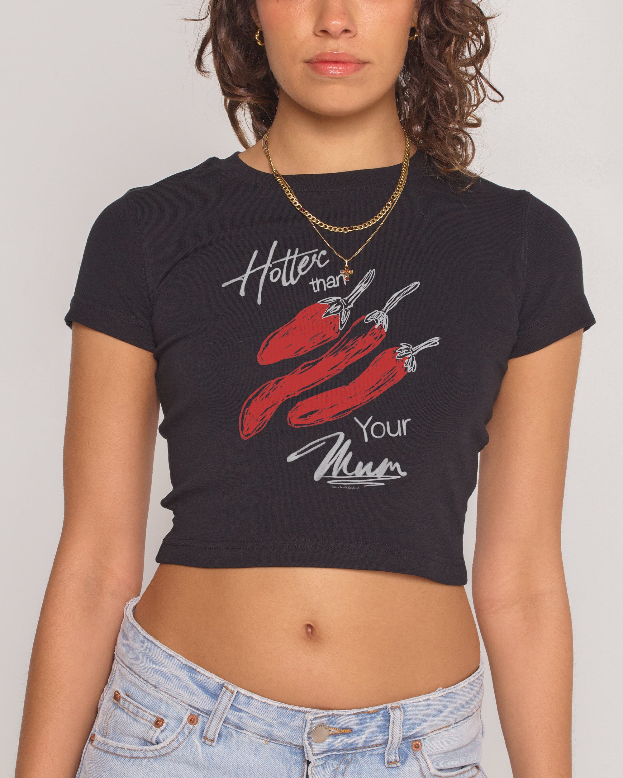 Hotter Than Your Mum Baby Tee Threadheads Australia Online