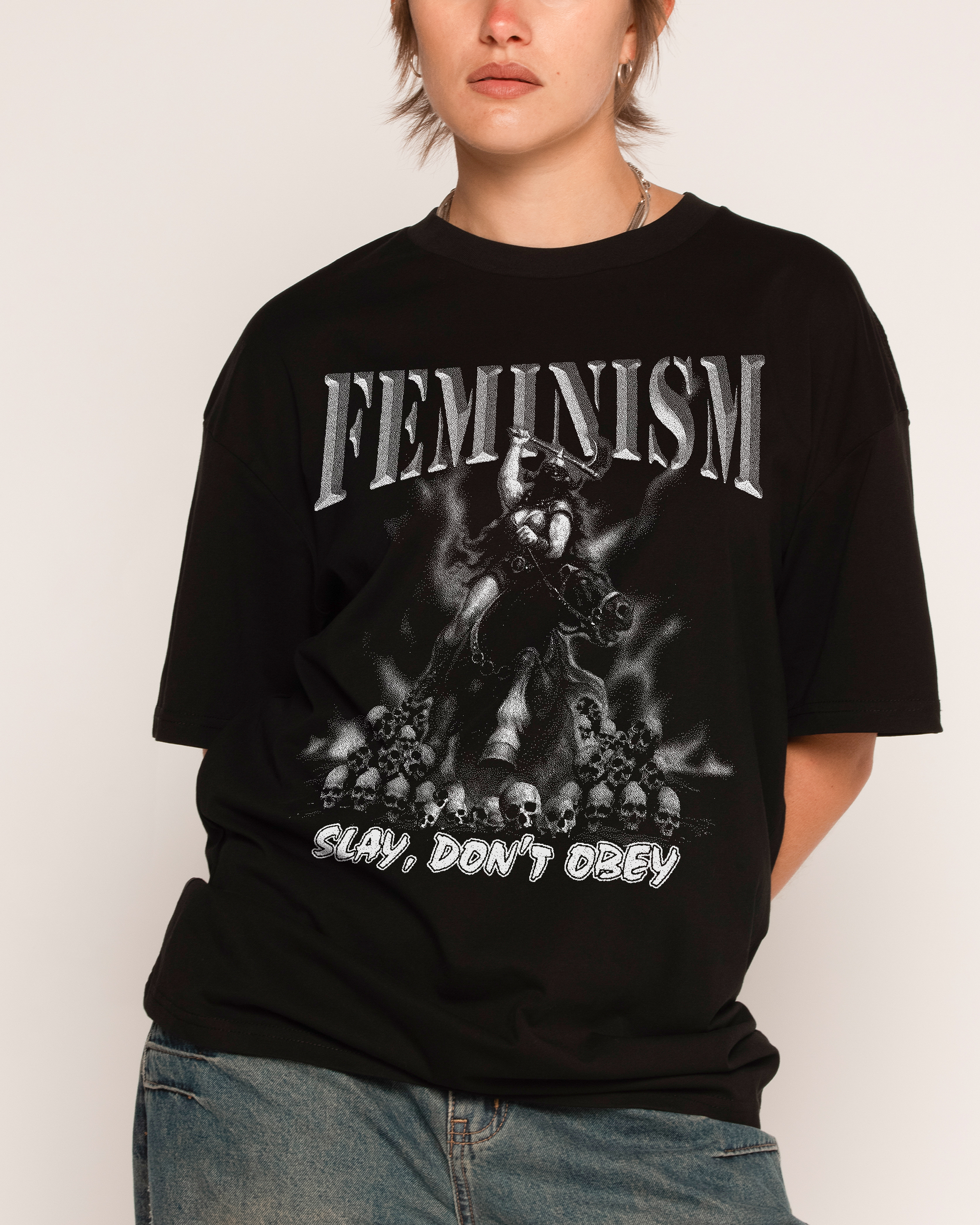 Feminist Raider T-Shirt Australia Threadheads Online
