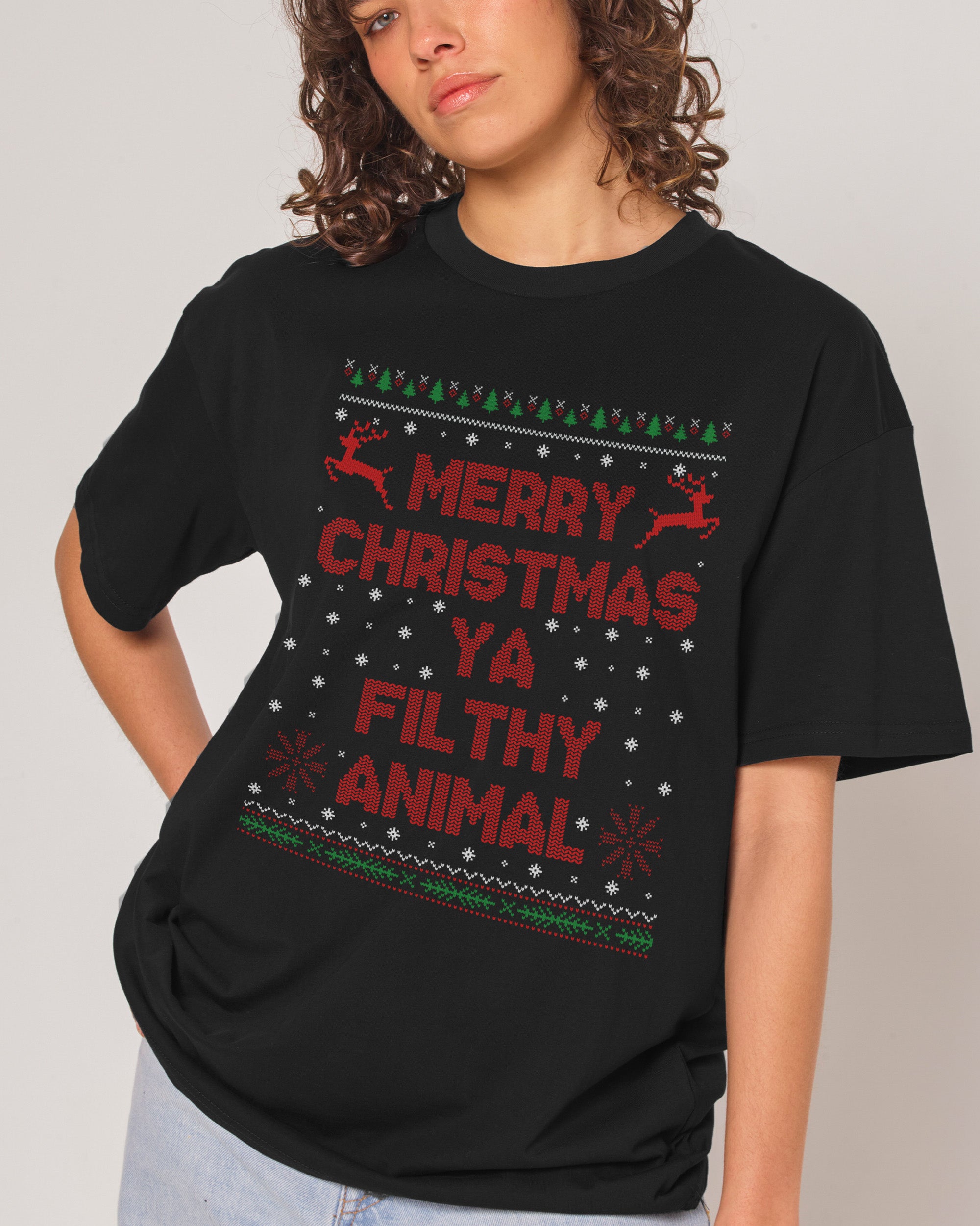 Merry Christmas Ya Filthy Animals T-Shirt
