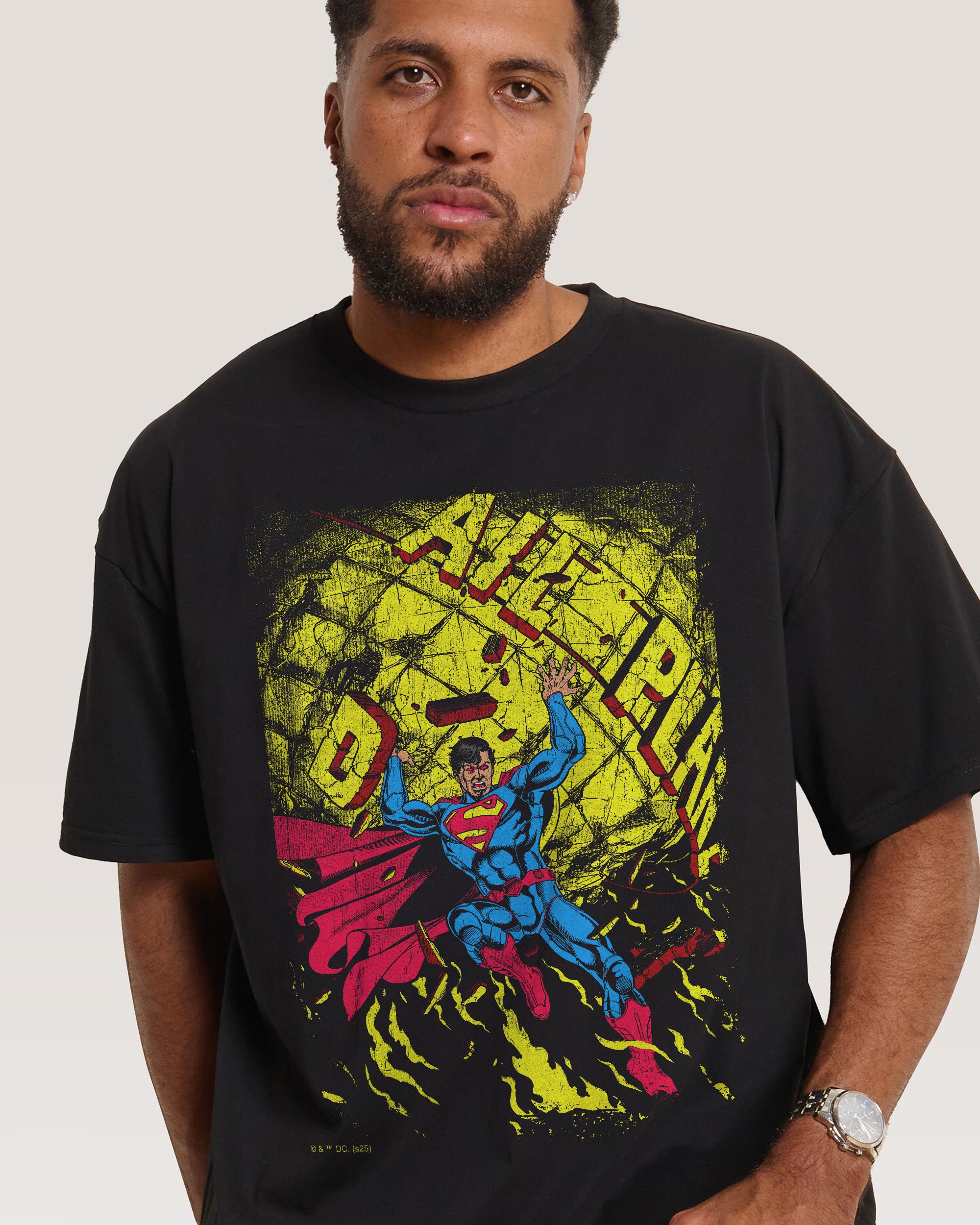 Superman Fire T-Shirt Threadheads Australia Online