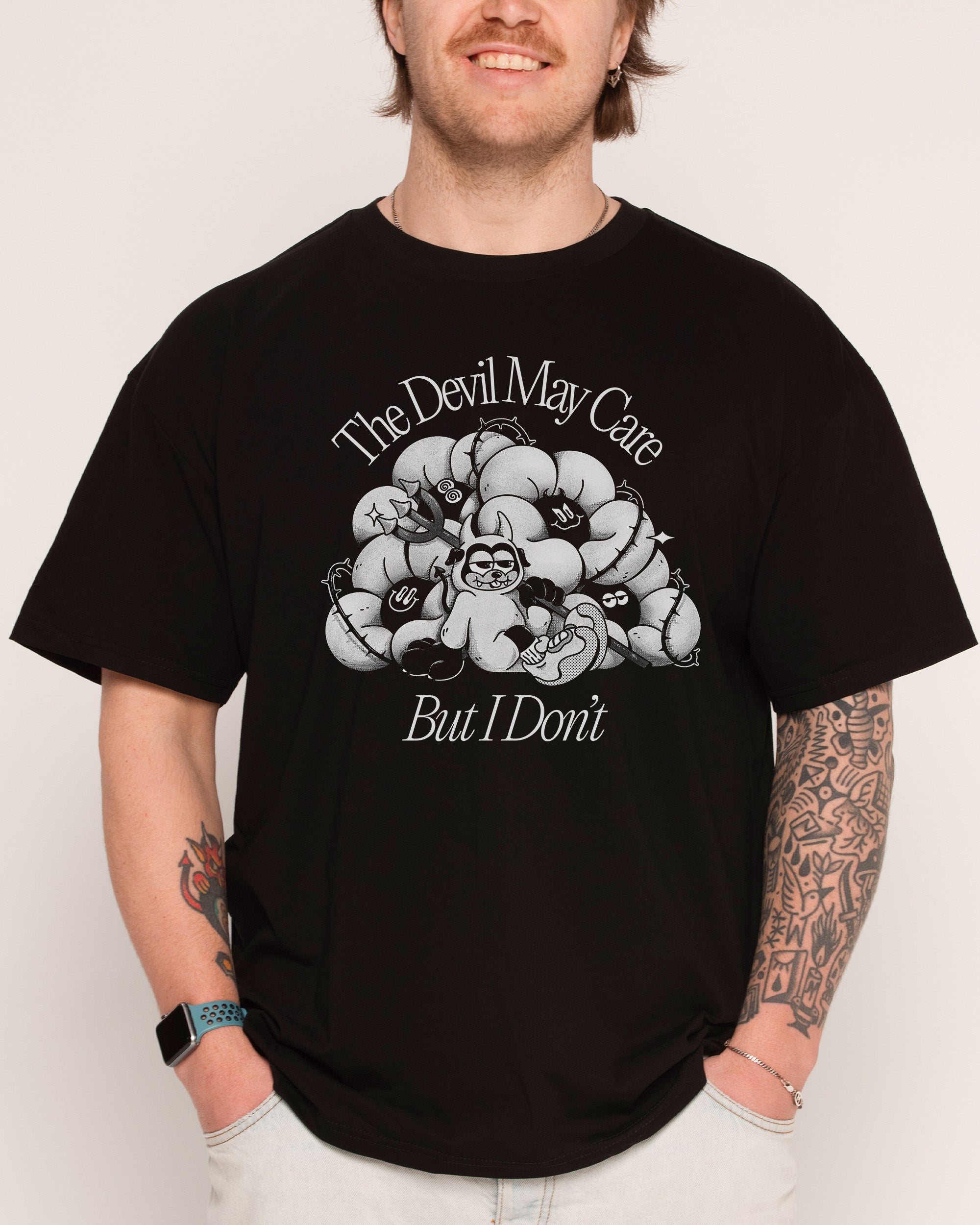 Devil May Care Black T-Shirt