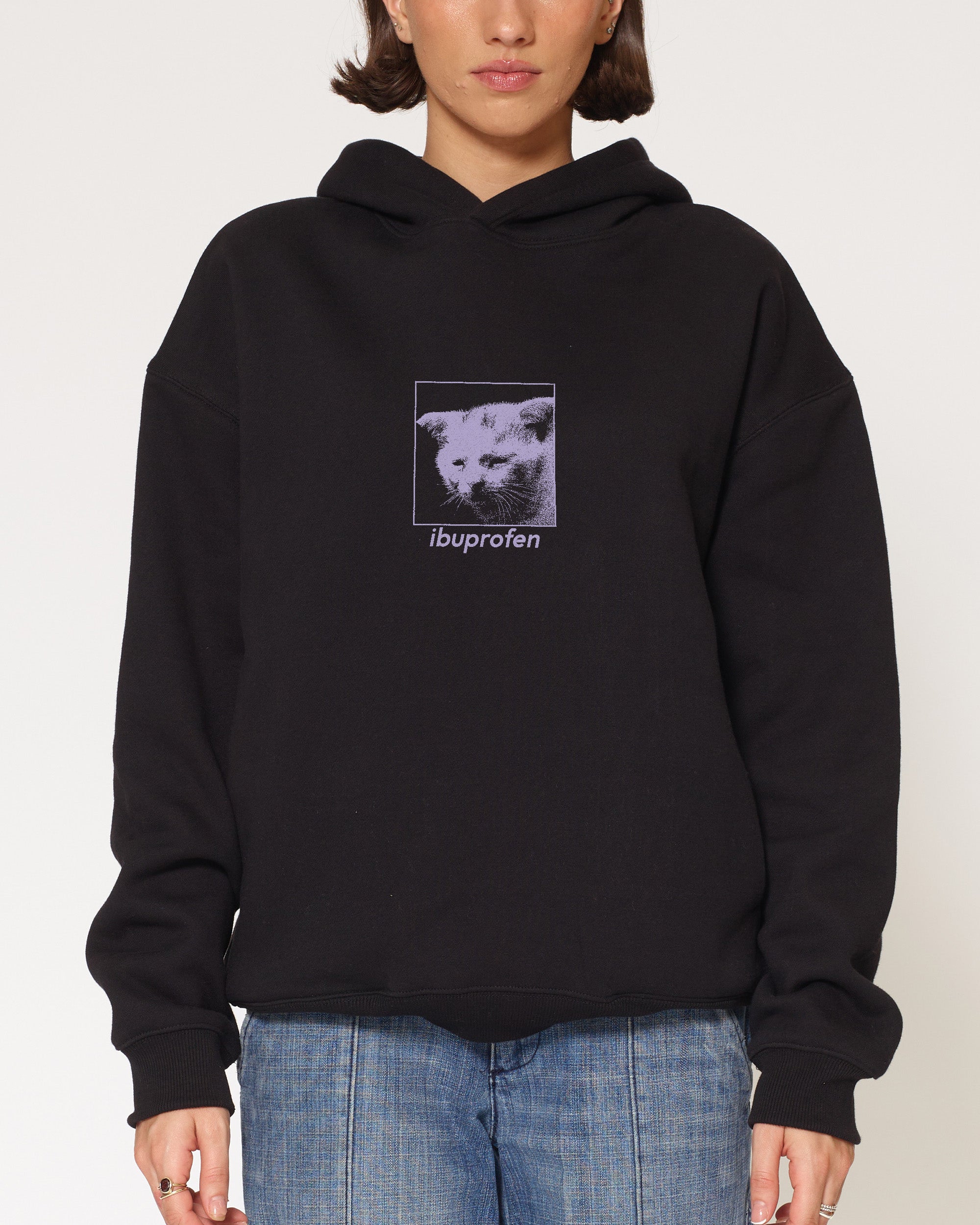Ibuprofen Black Hoodie