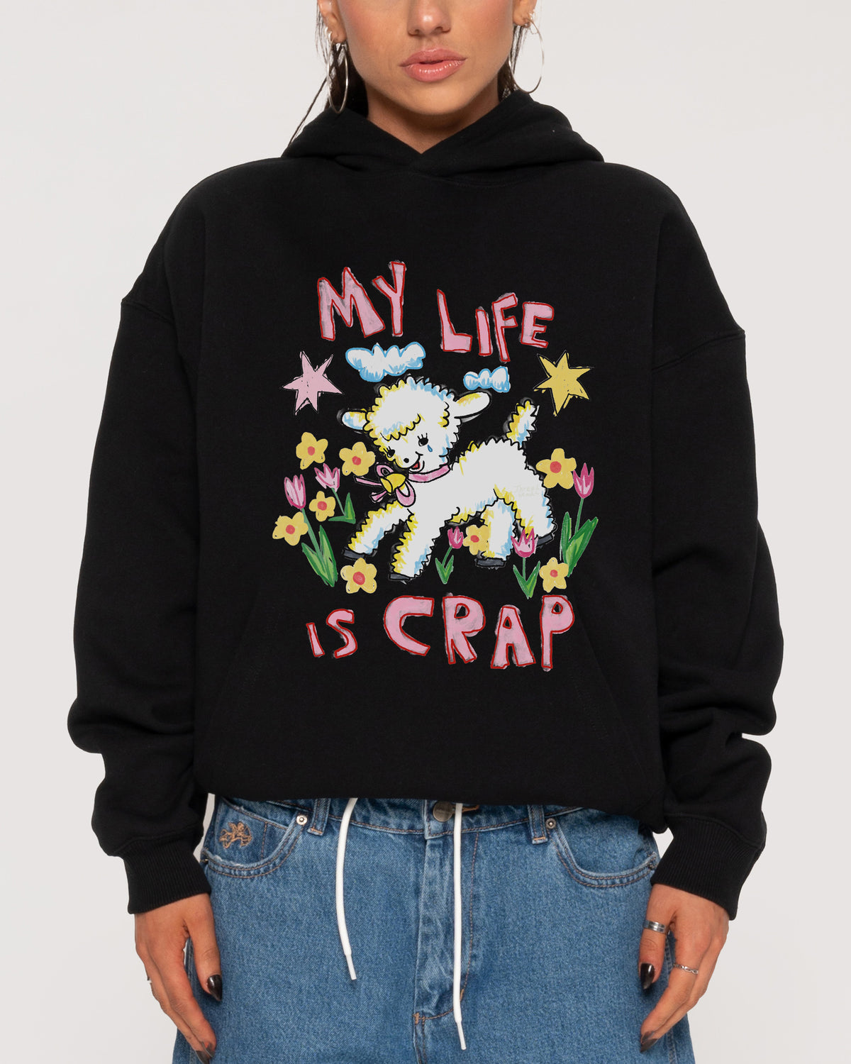 My Life is Crap Black Hoodie