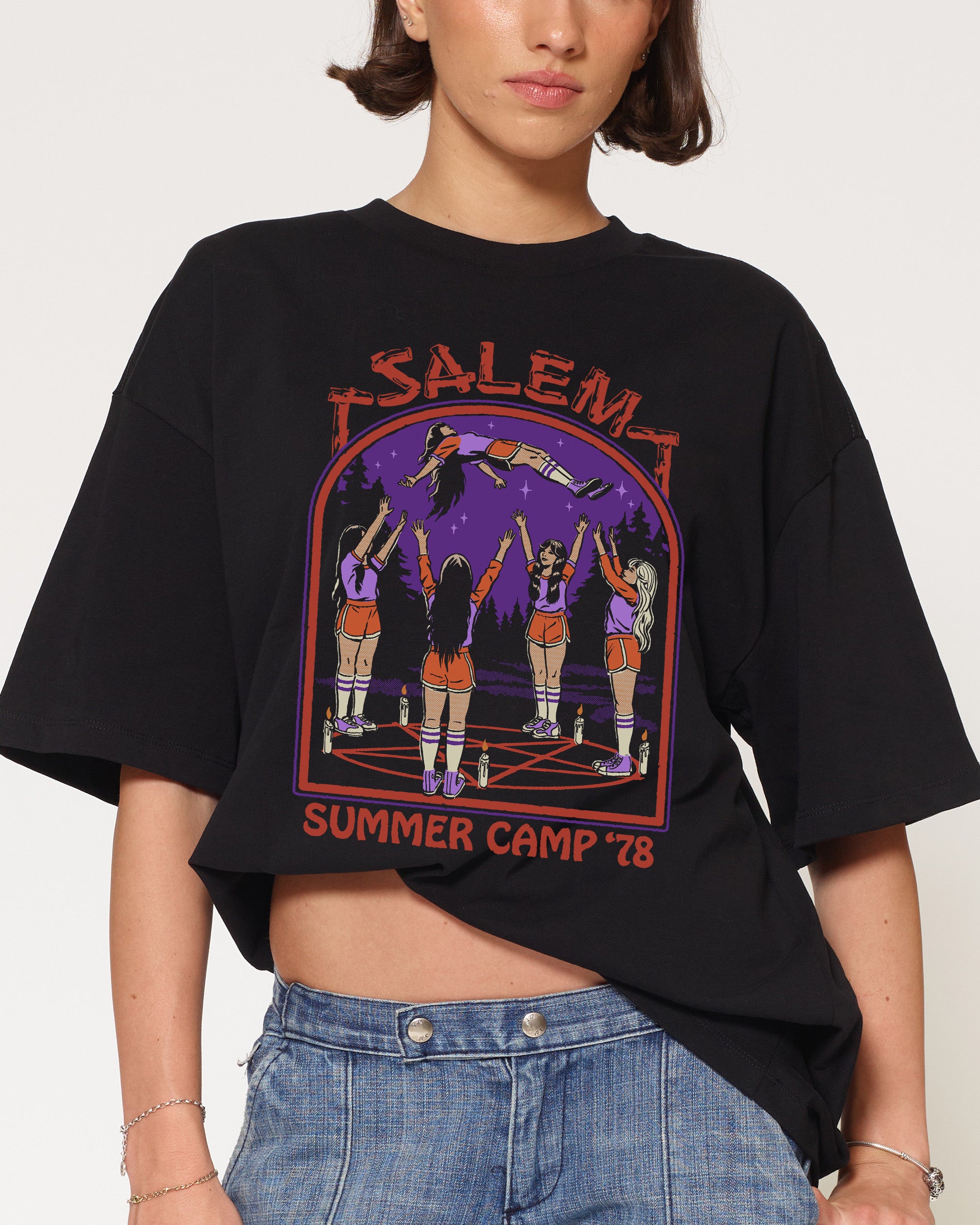 Salem Summer Camp Oversized Tee