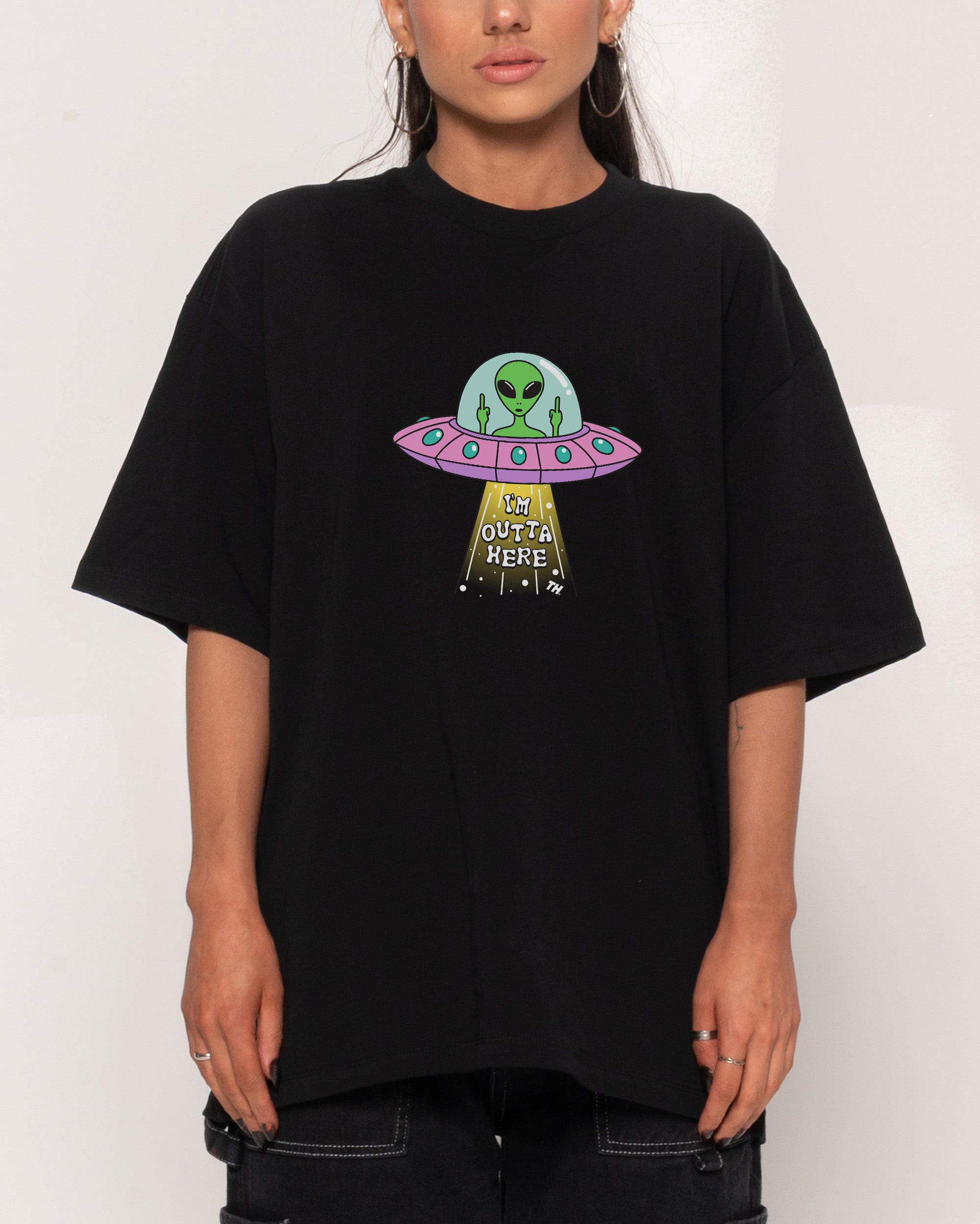 I'm Outta Here Oversized Tee