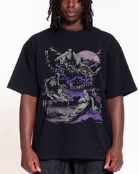 Dementors Black Oversized Tee