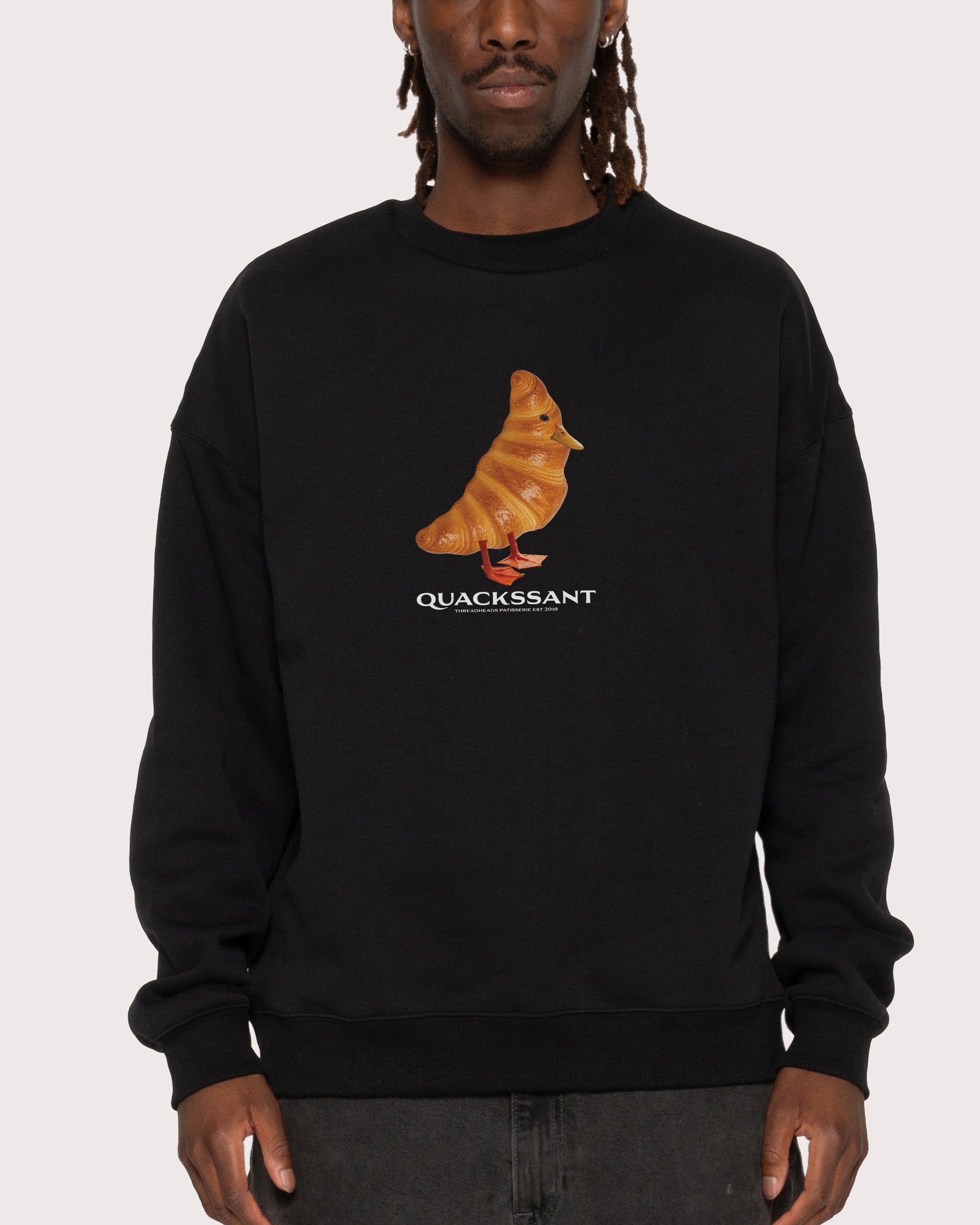 Quackssant Black Sweatshirt