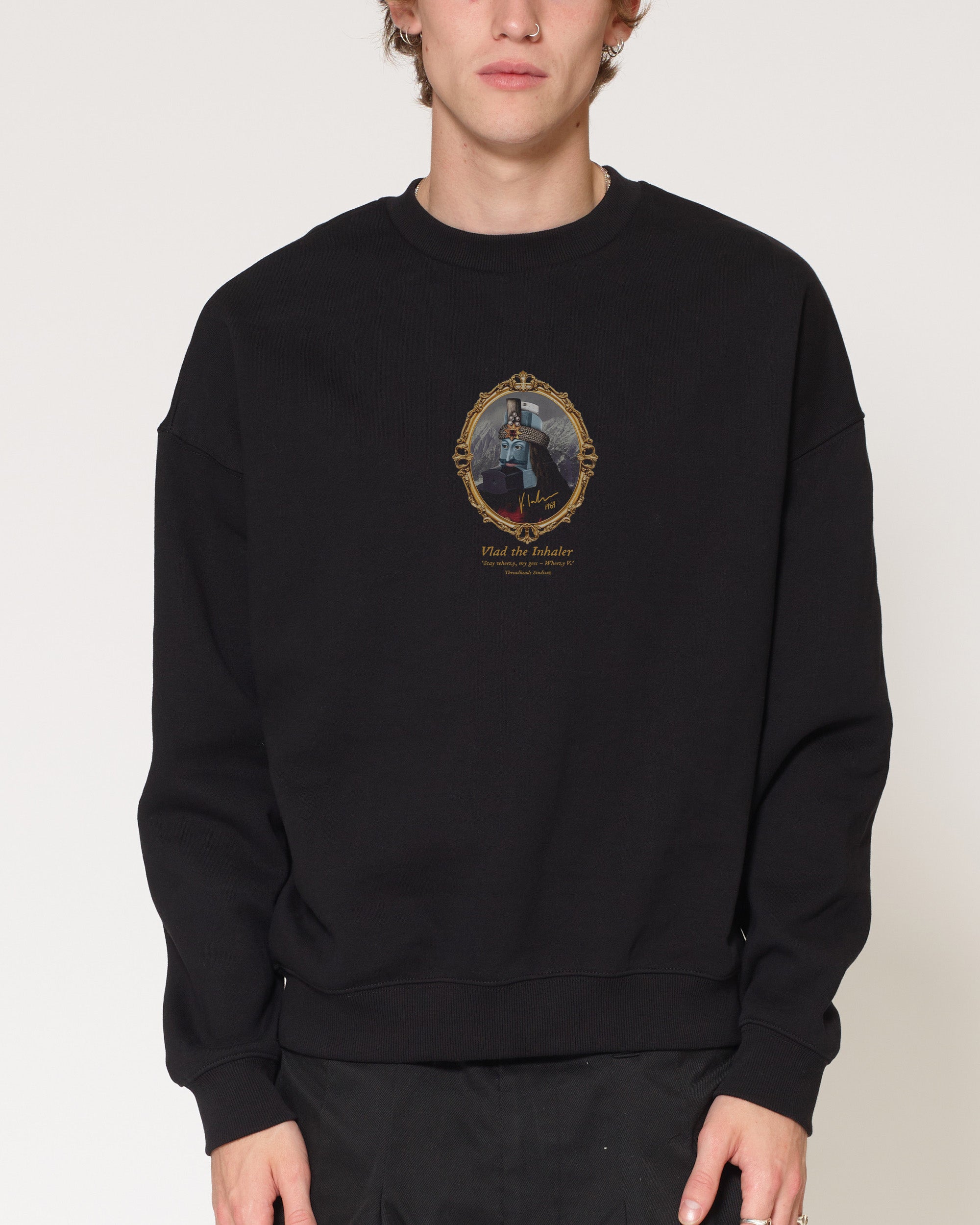 Vlad the Inhaler Black Sweatshirt