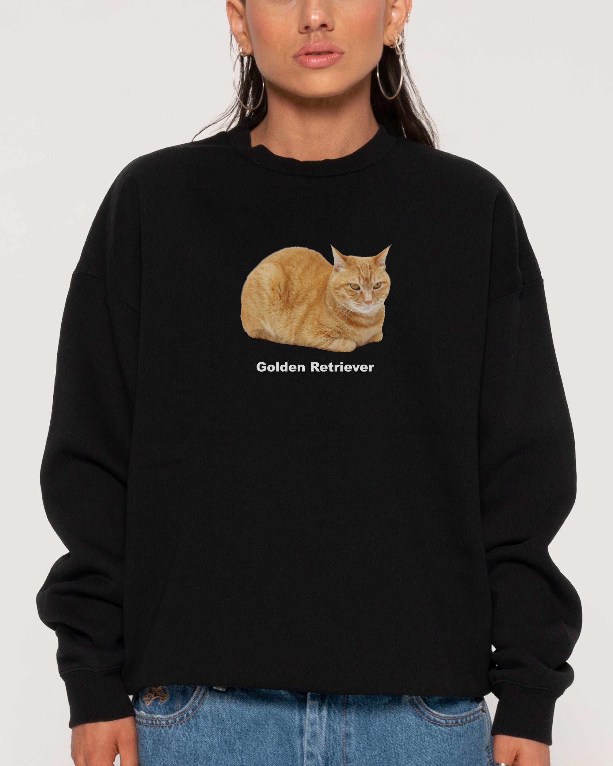 Golden Retriever Black Sweatshirt
