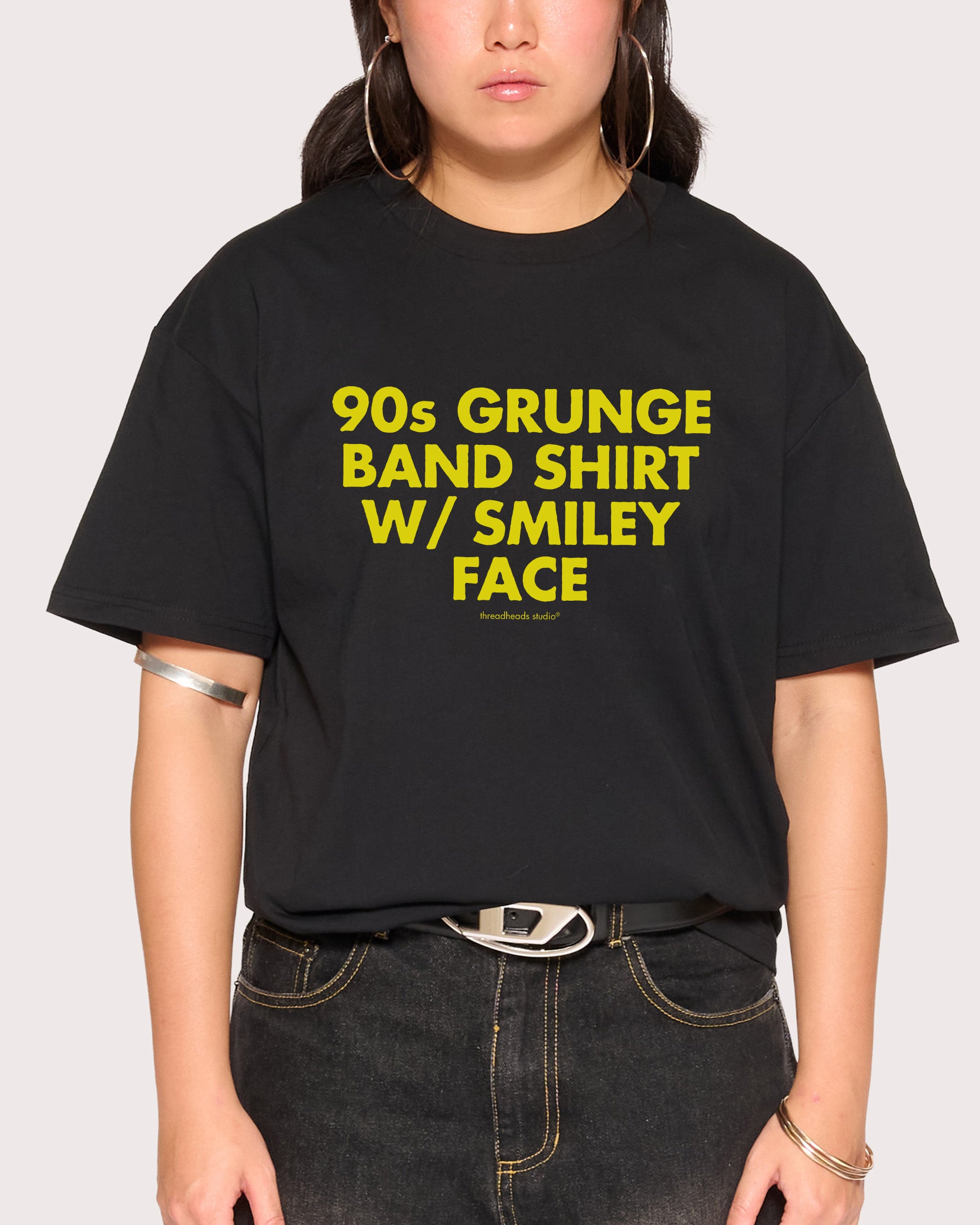 90s Grunge Black T-Shirt