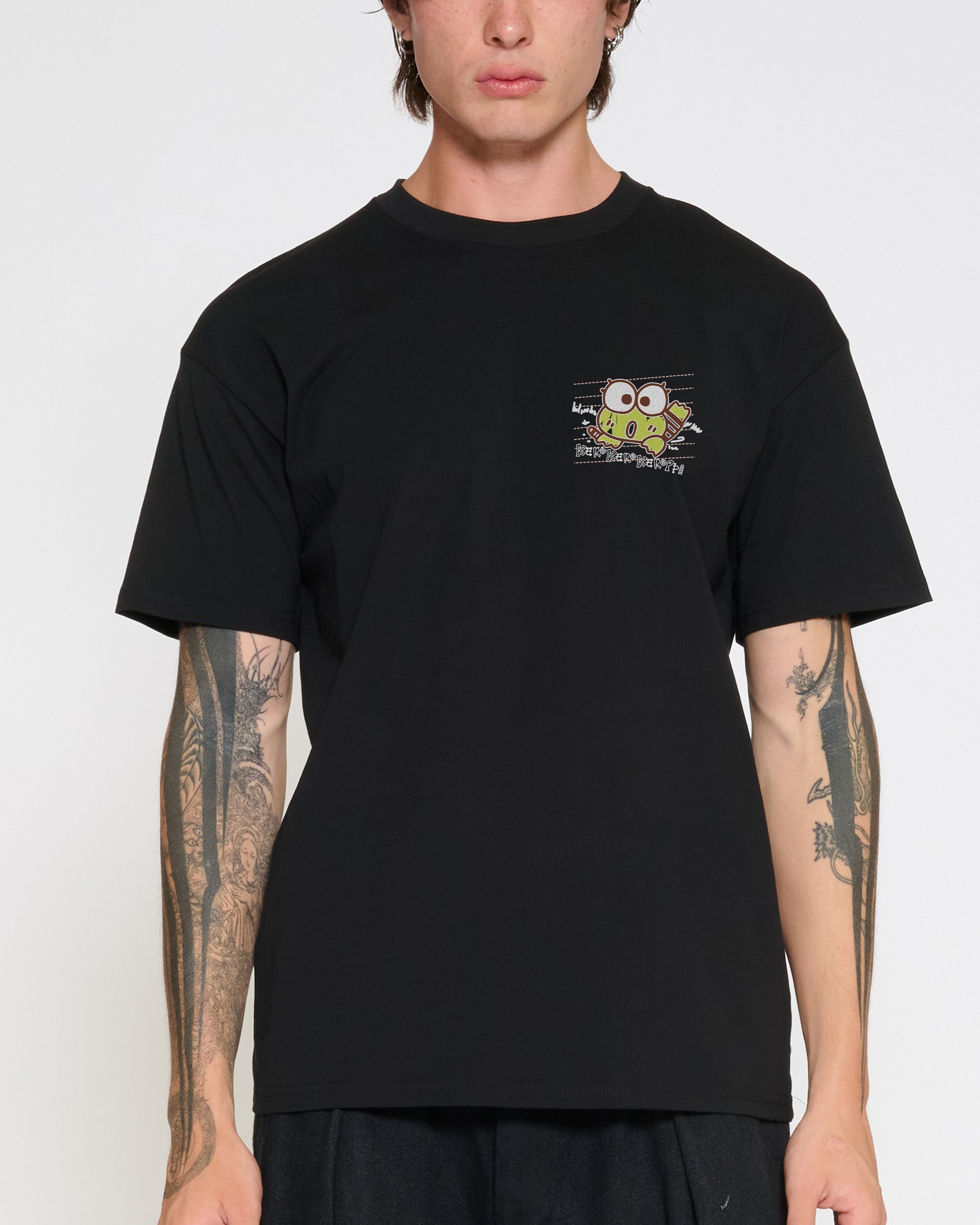 Keroppi Scribble T-Shirt Official Hello Kitty and Friends collab Threadheads