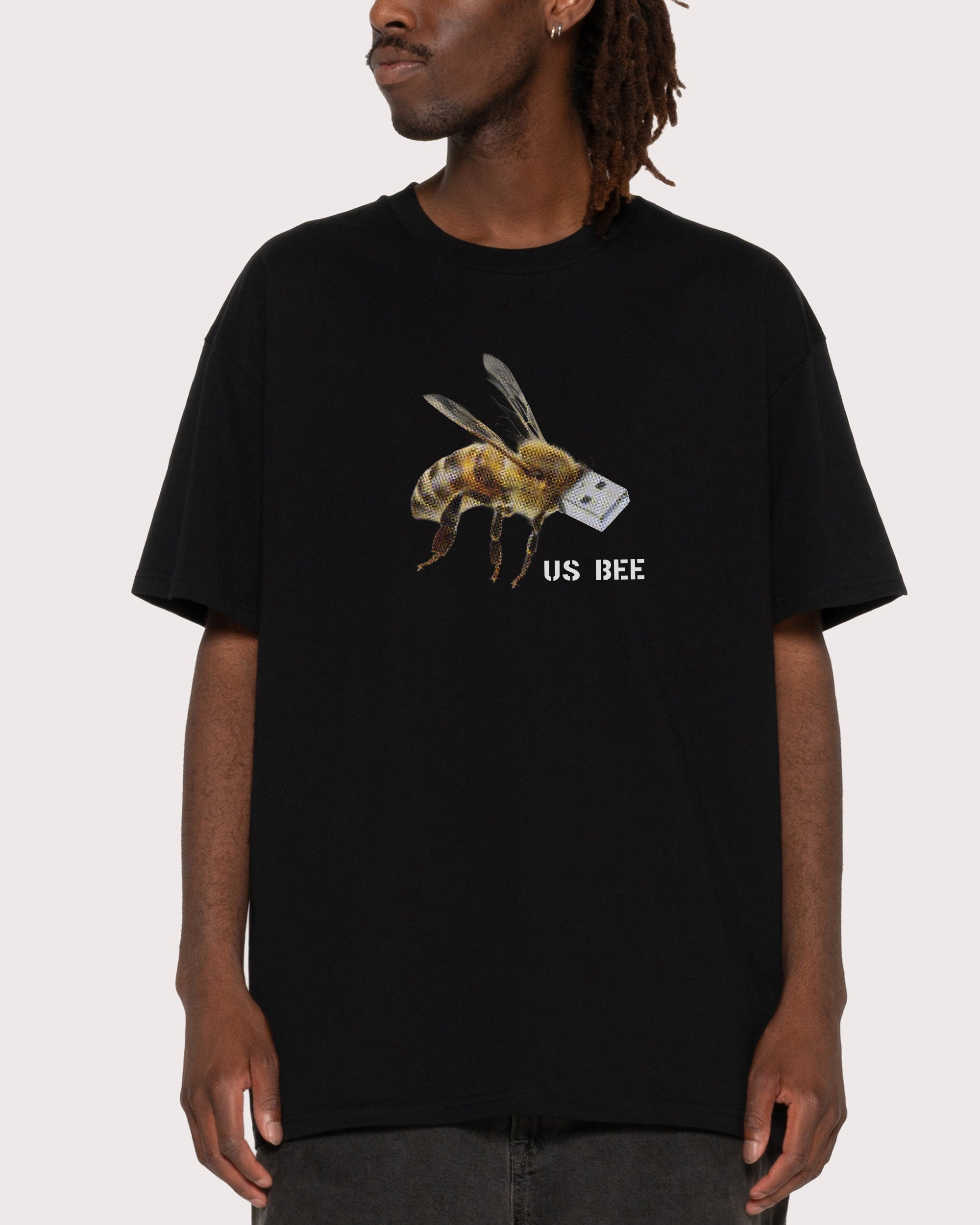 US BEE Black T-Shirt