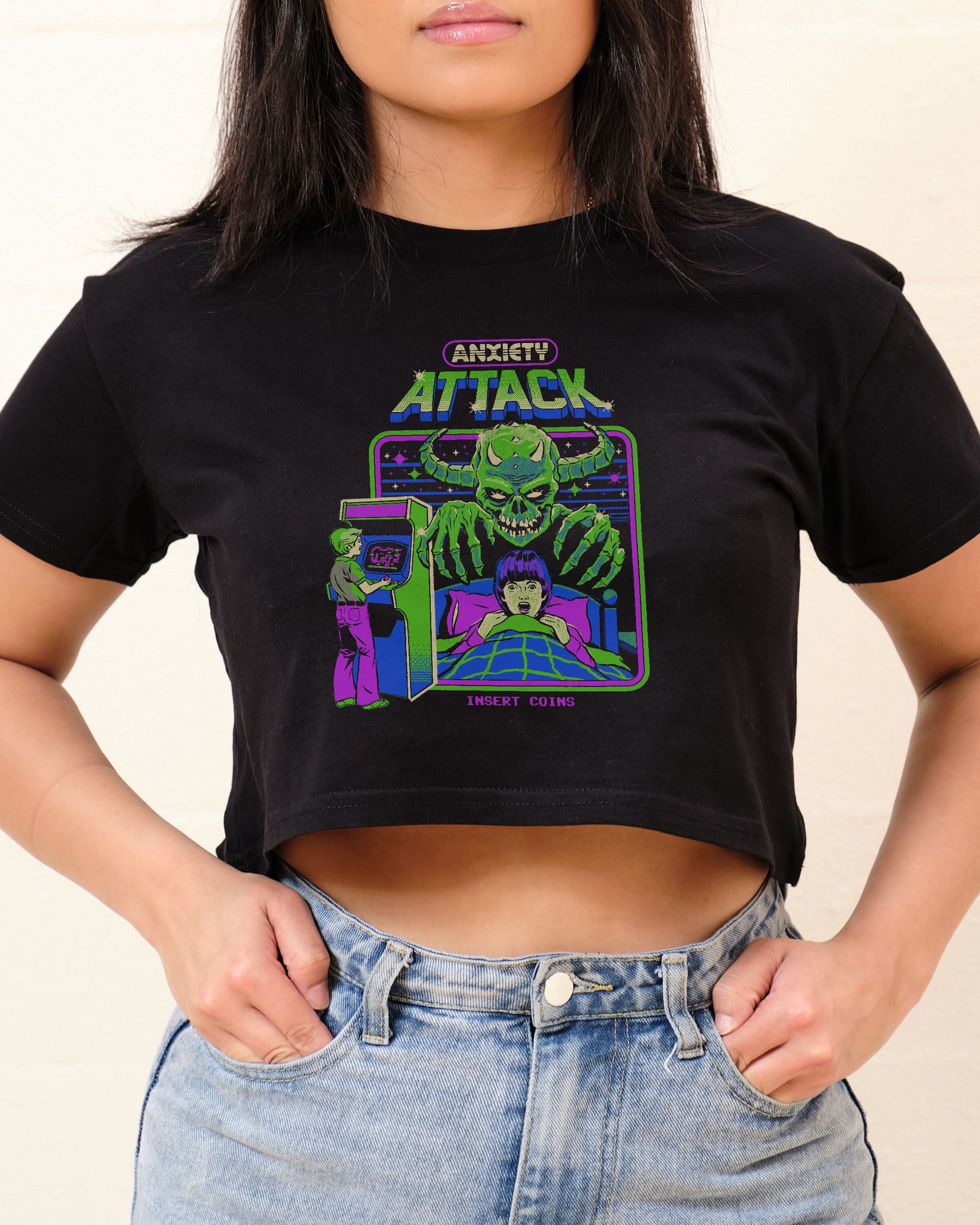 Anxiety Attack Crop Tee