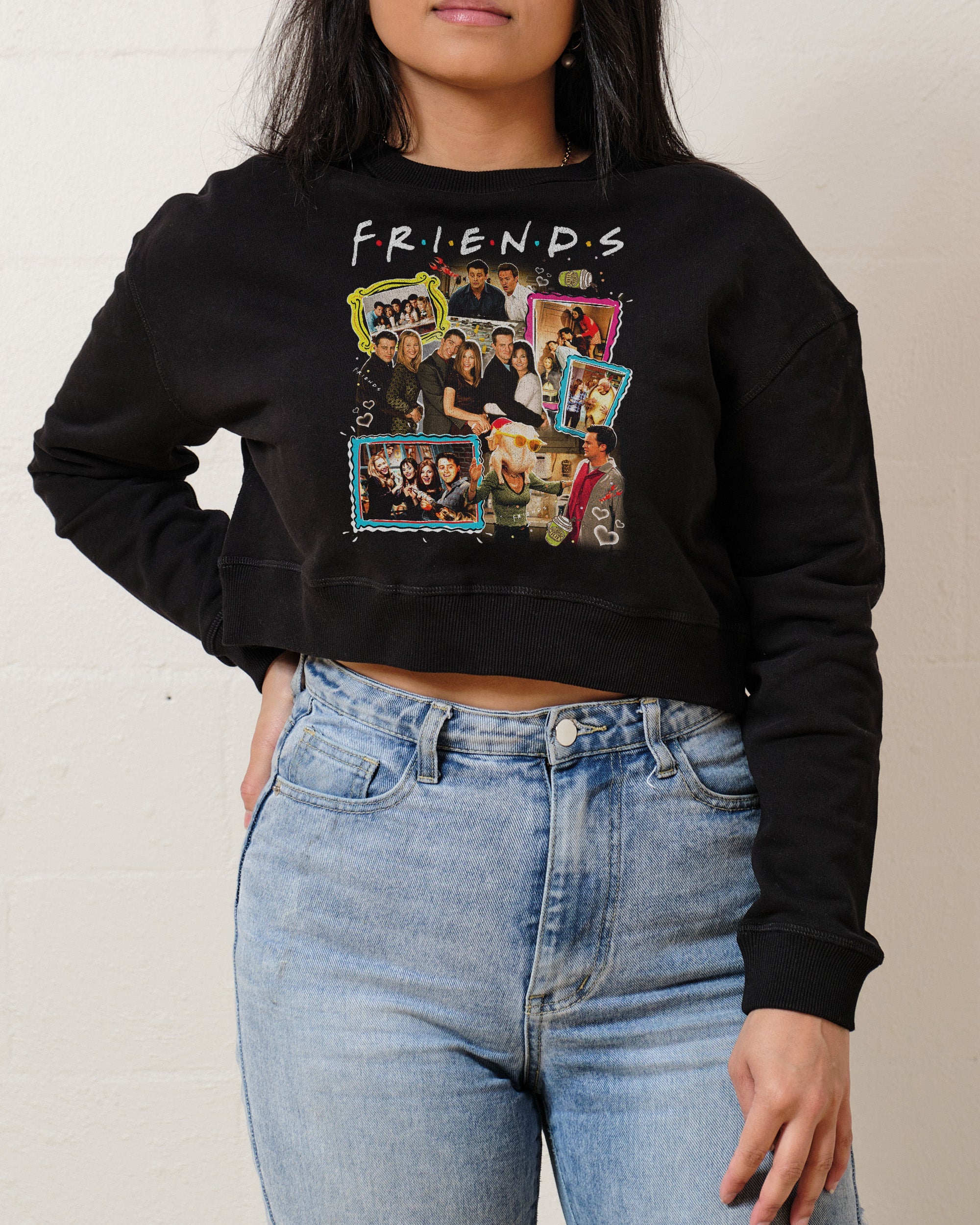 Friends Bootleg Crop Jumper Australia Online Black