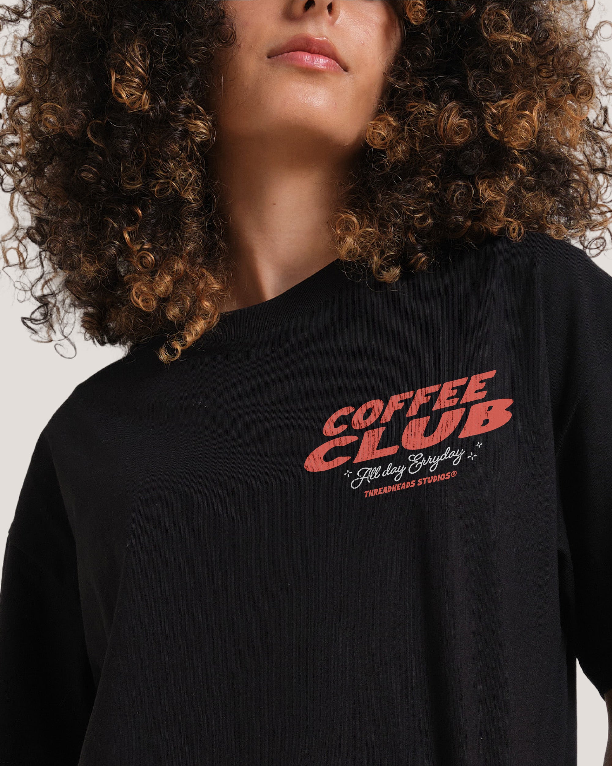 Coffee Club Black T-Shirt