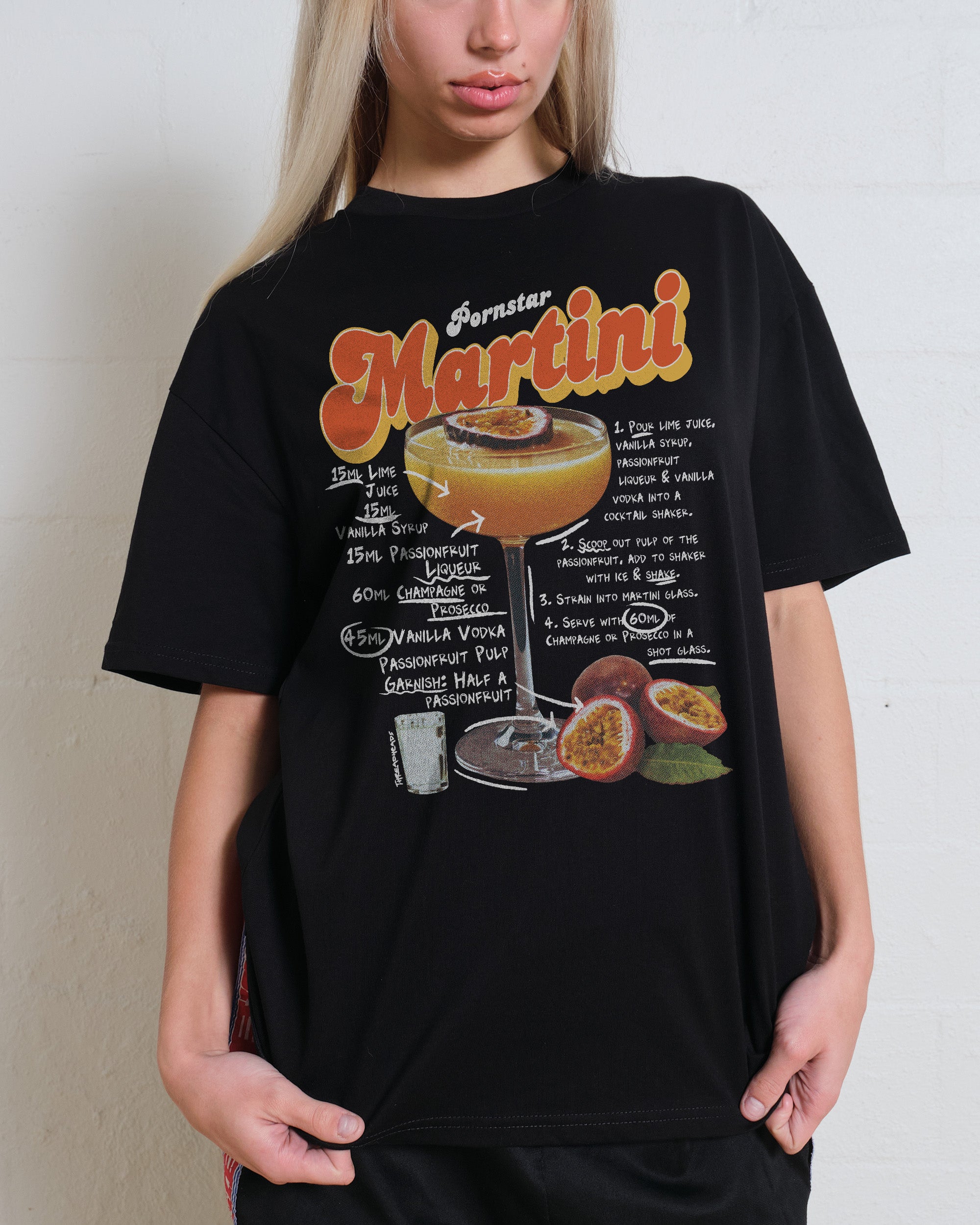 Pornstar Martini T-Shirt | Retro Cocktails T-Shirt