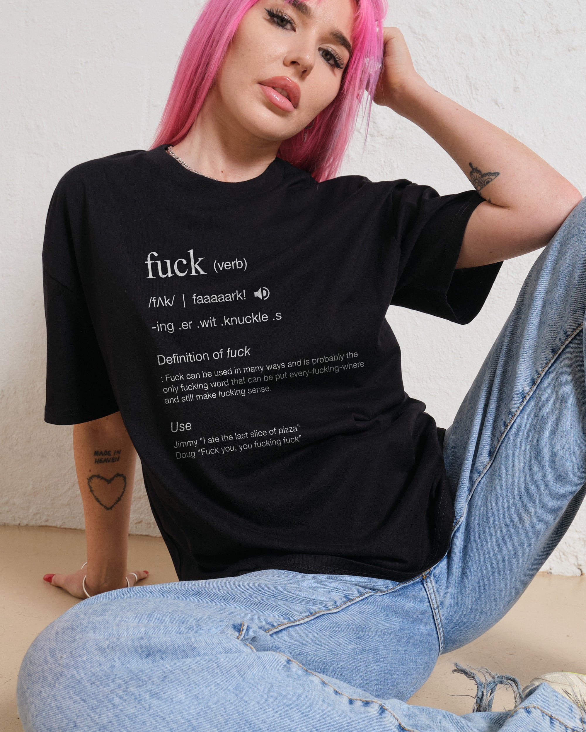 Fuck Dictionary Definition T-Shirt Australia Online