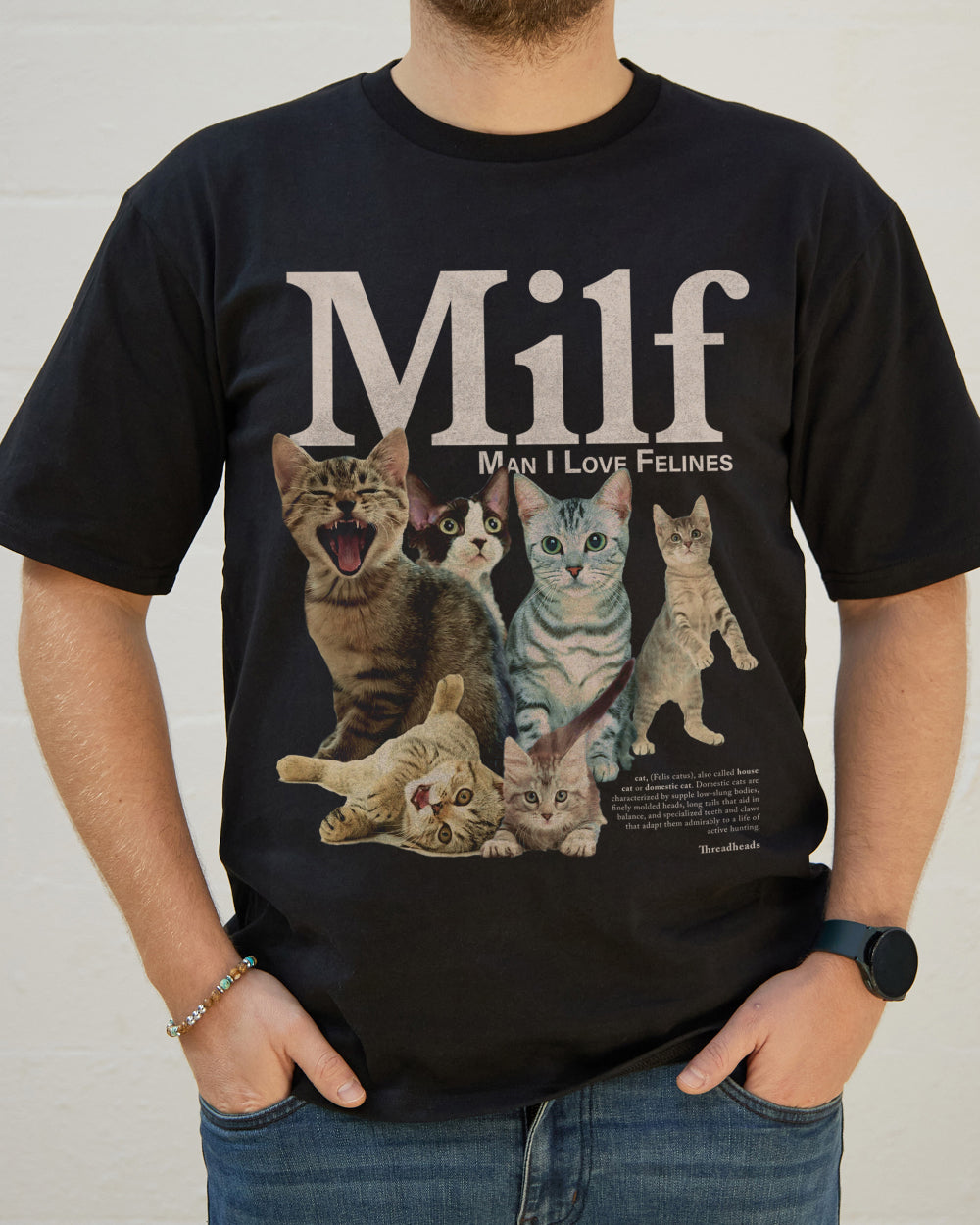 Man I Love Felines T-Shirt Australia Online