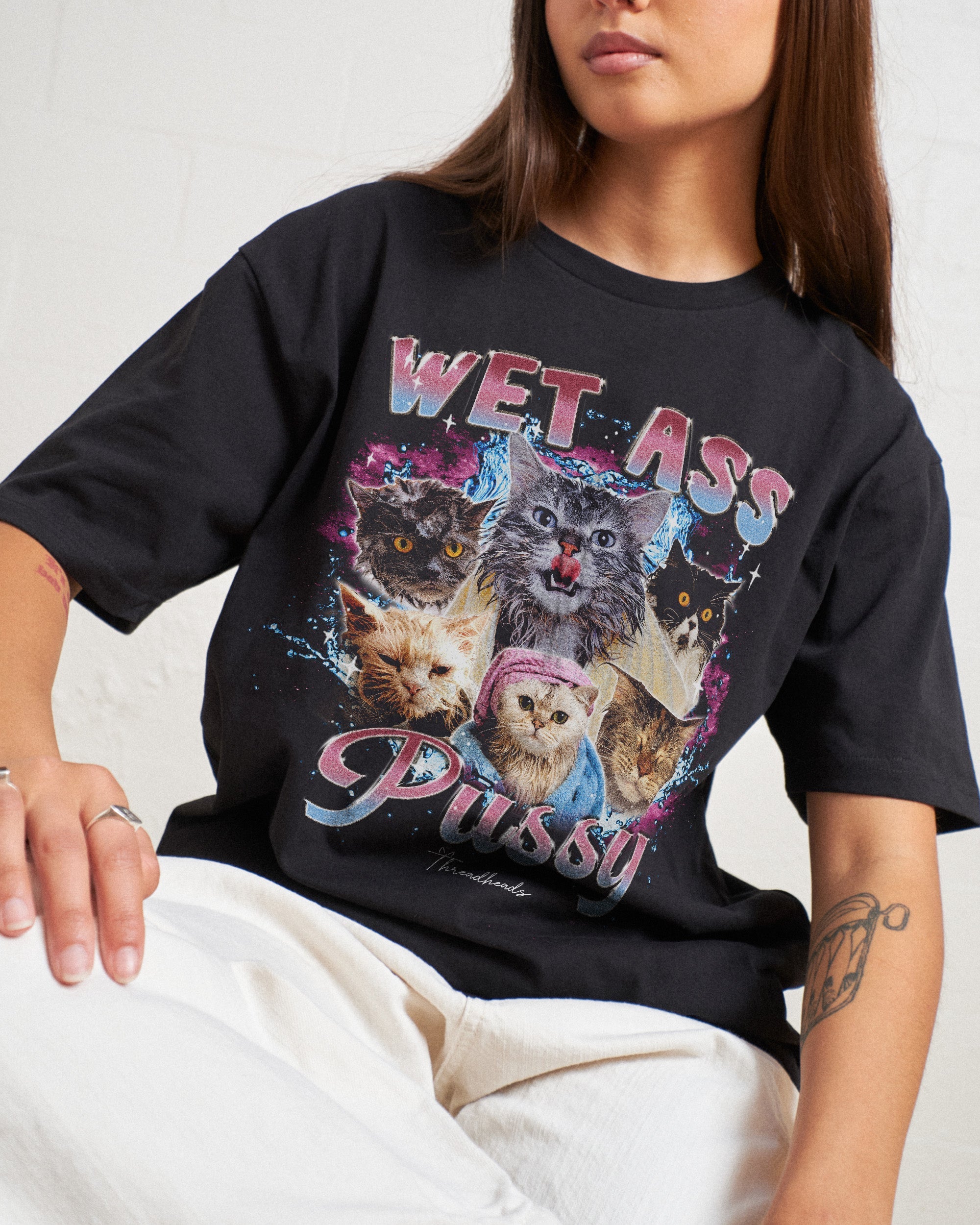 WAP Cat T-Shirt | Funny Retro Cat T-Shirt | Threadheads