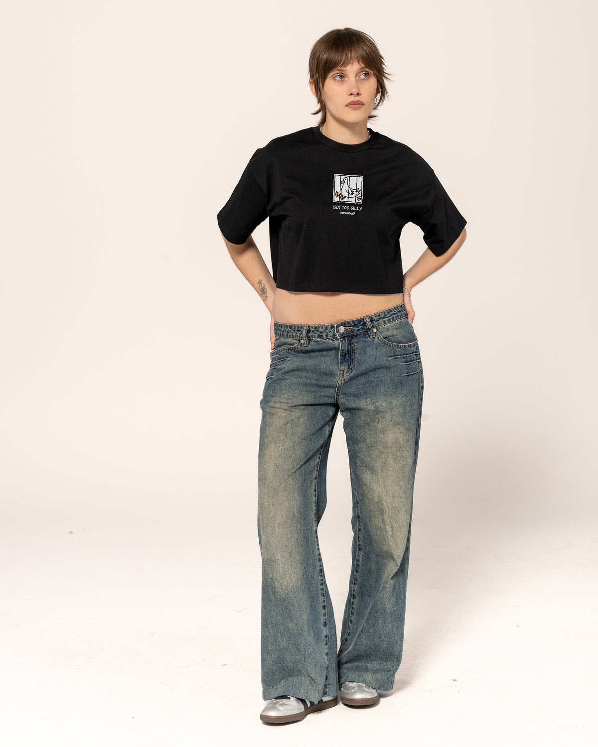 Got too Silly Crop Tee