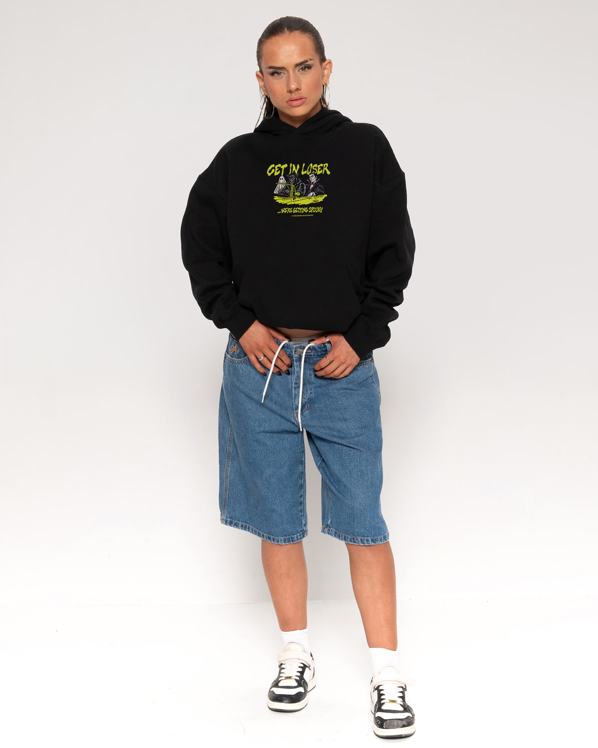 Get in Loser Black Hoodie