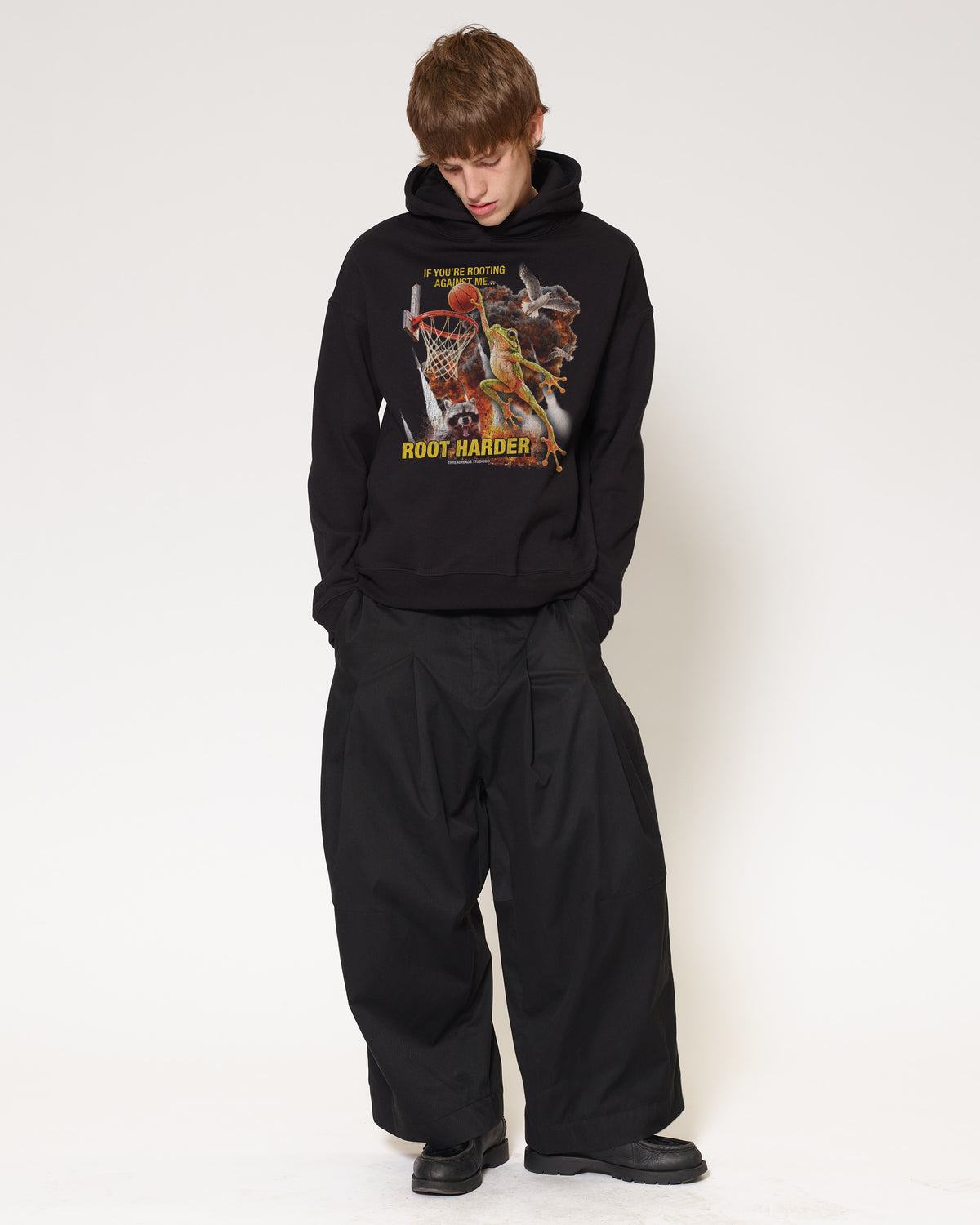 Root Harder Black Hoodie