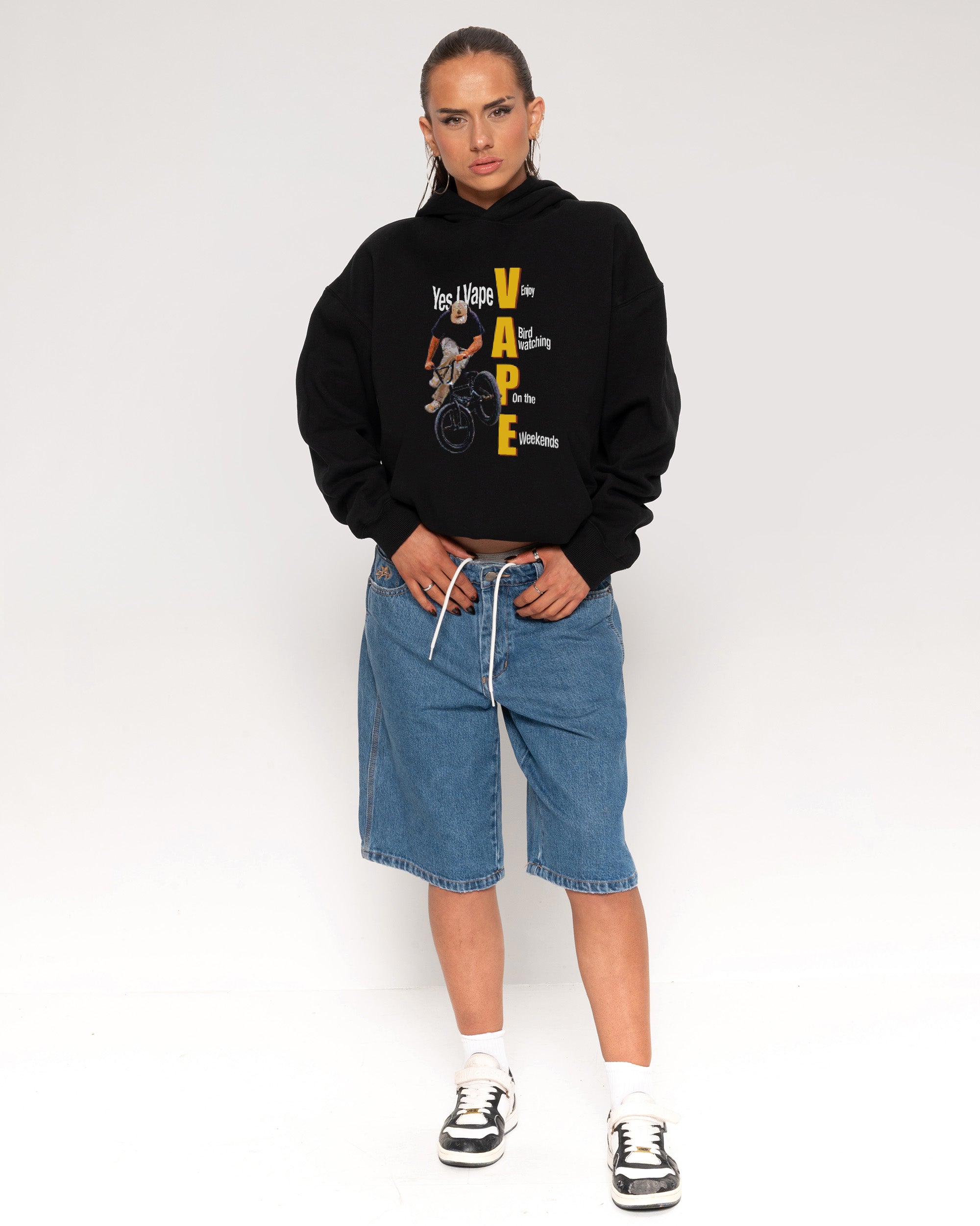 Yes I Vape Black Hoodie