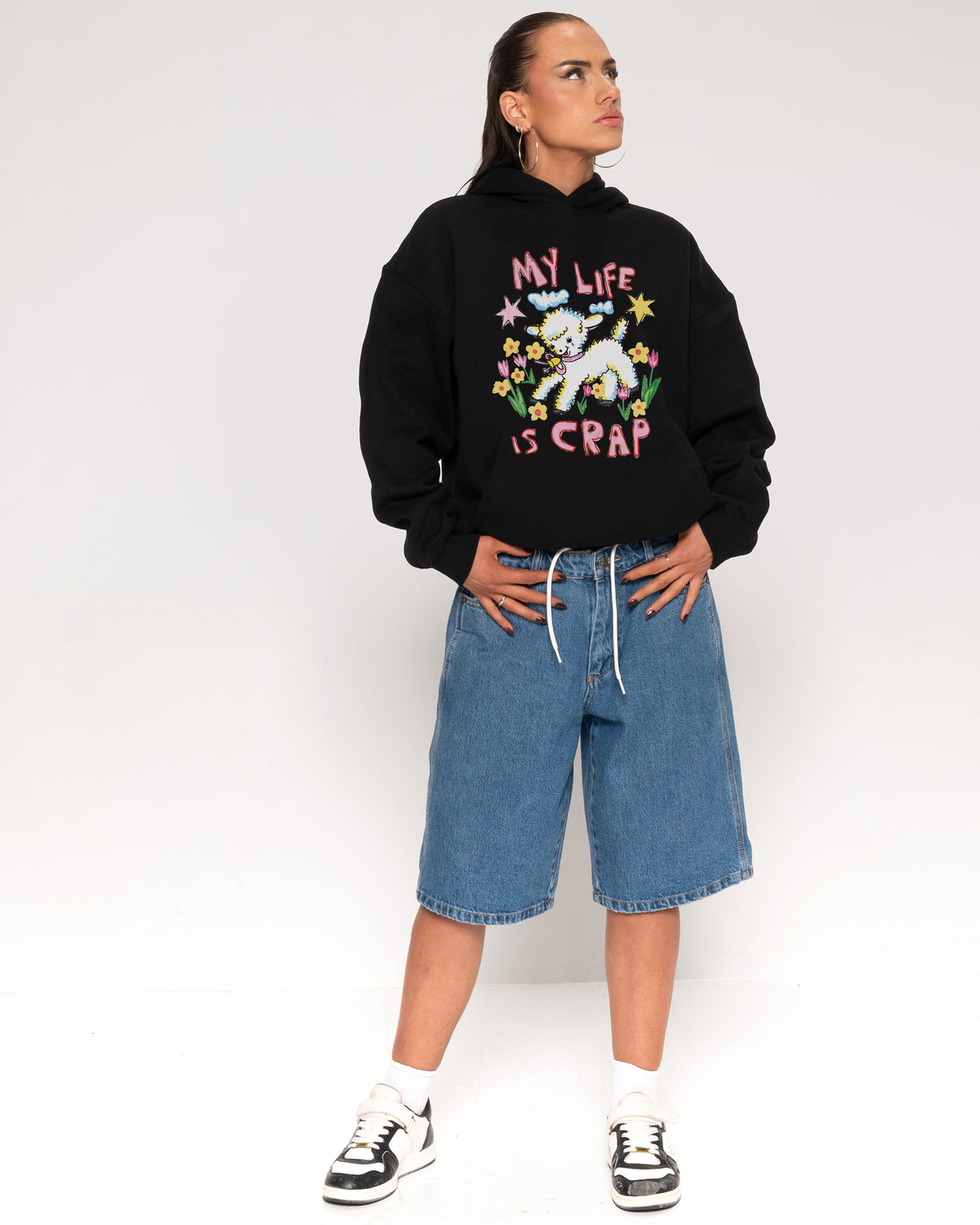 My Life is Crap Black Hoodie