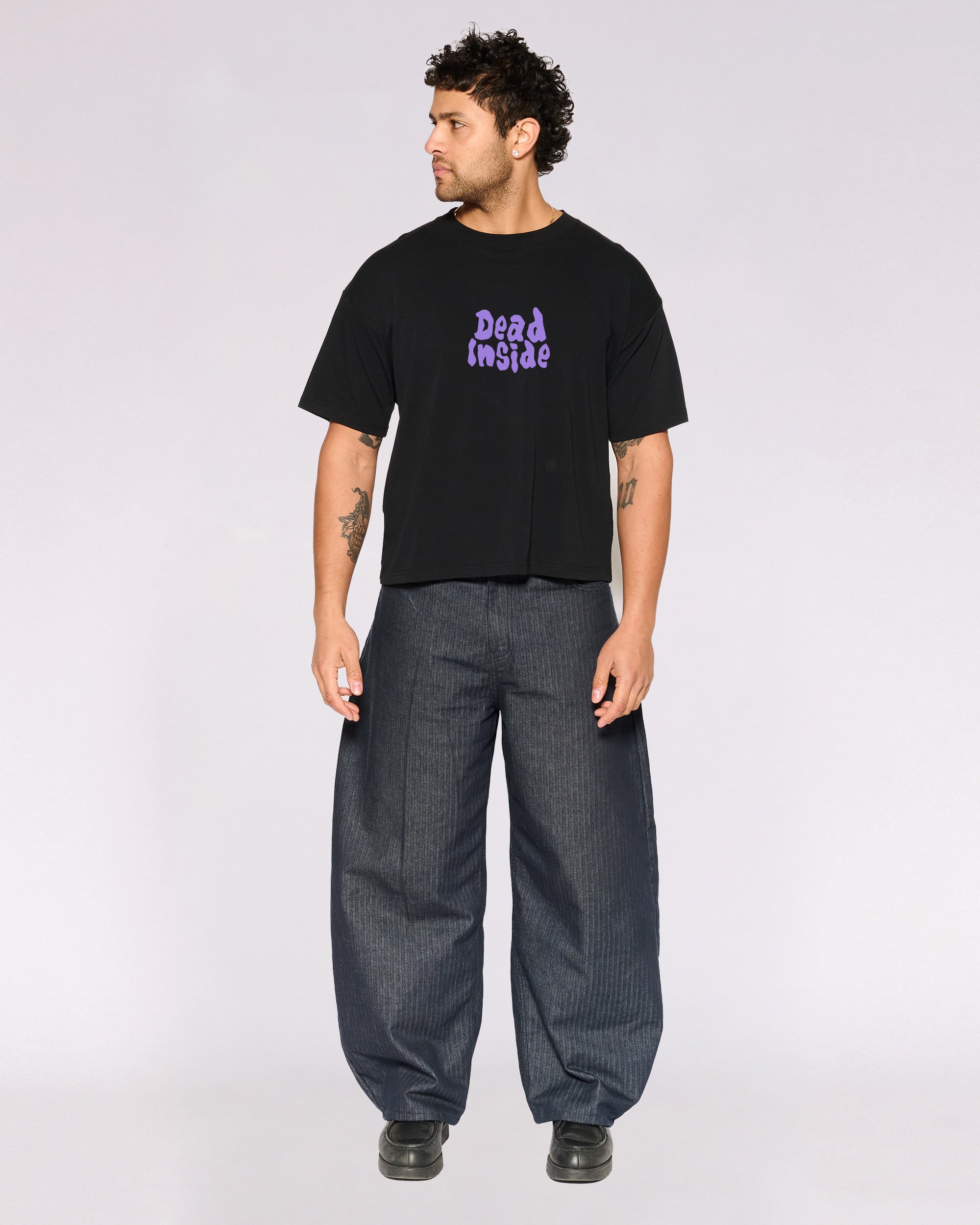 Dead Inside 26 Oversized Crop Tee