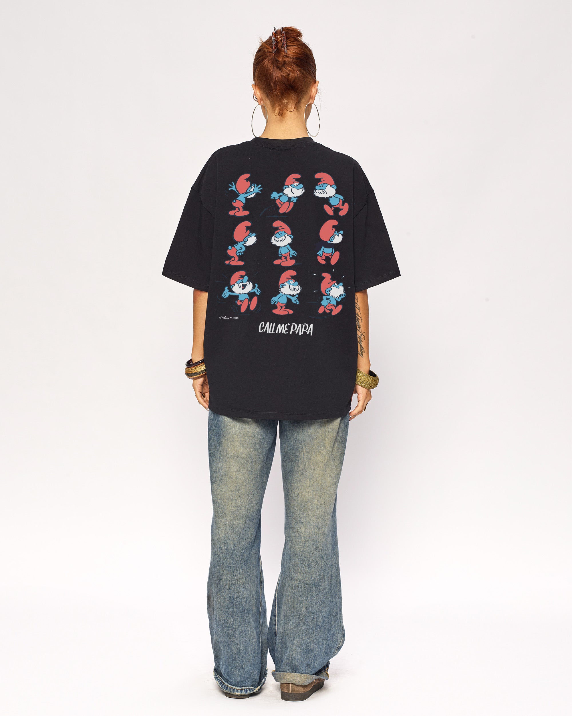 Call Me Papa Oversized Tee