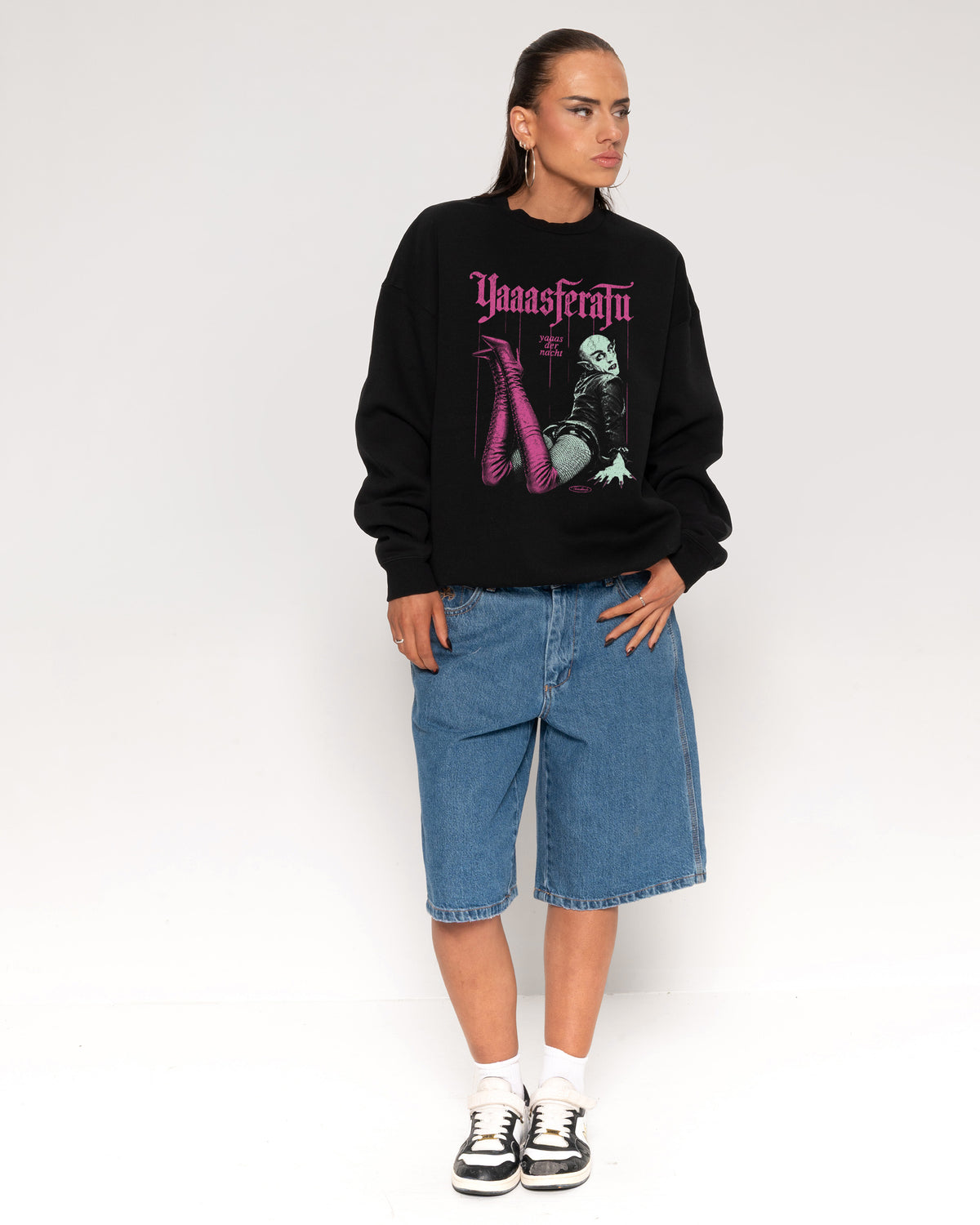 Yaassferatu Black Sweatshirt