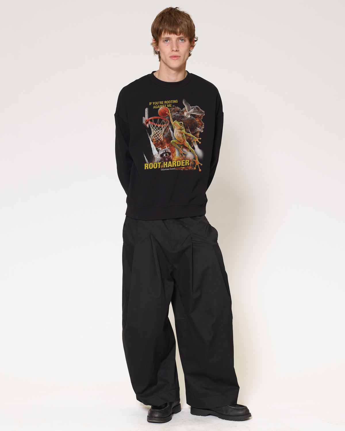 Root Harder Black Sweatshirt