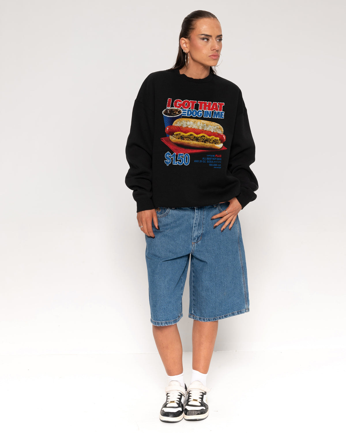 I Got That Dog In Me Black Sweatshirt