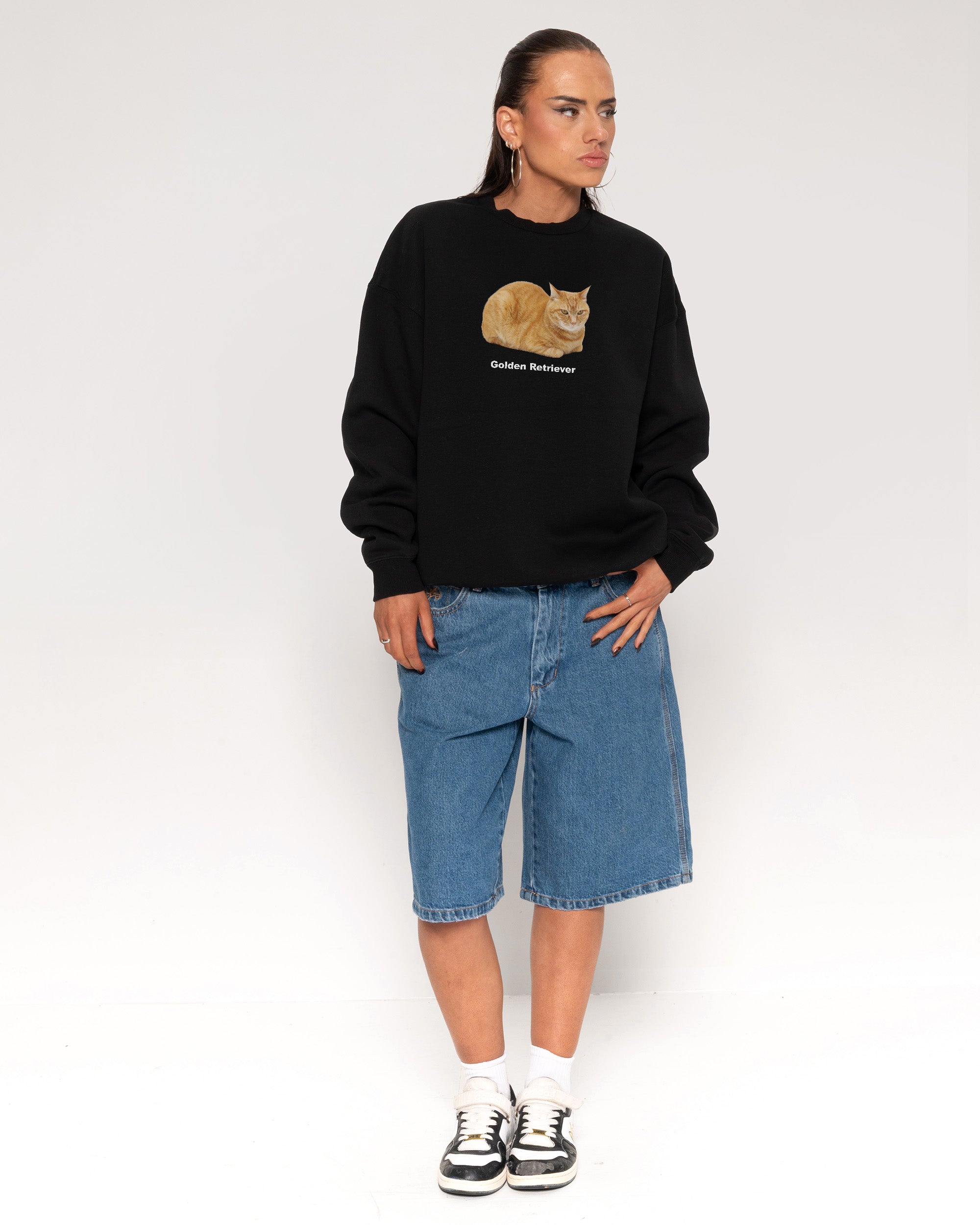 Golden Retriever Black Sweatshirt