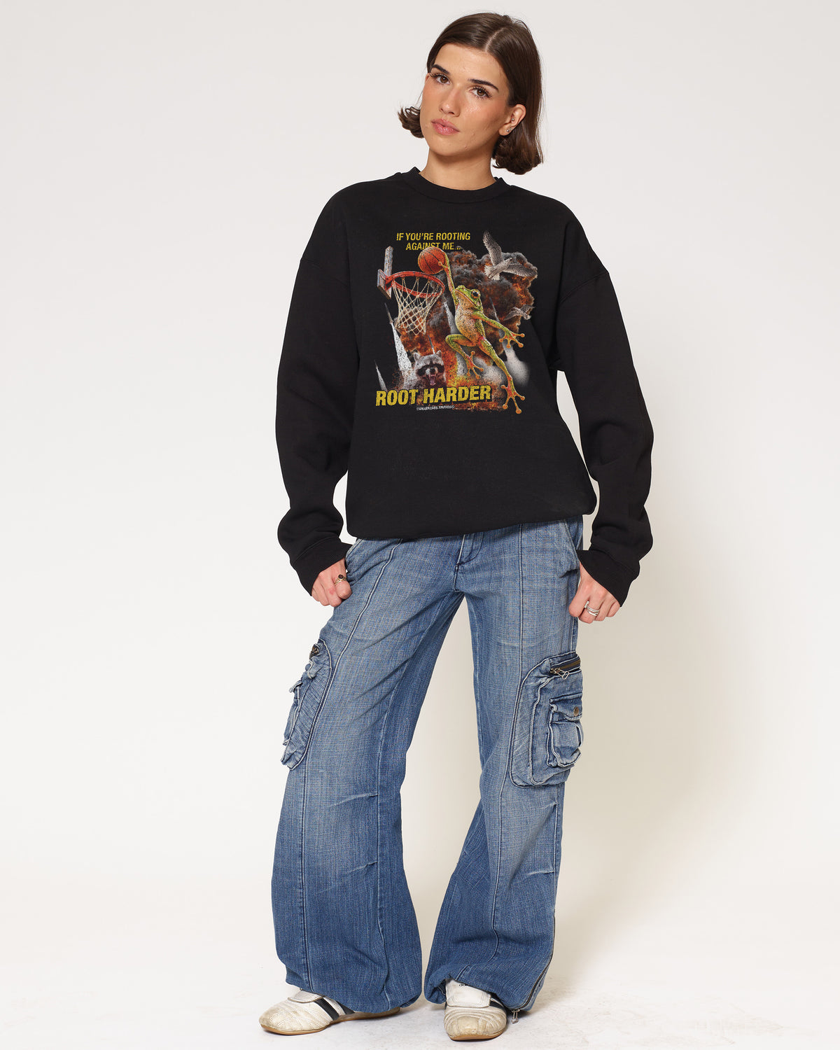 Root Harder Black Sweatshirt