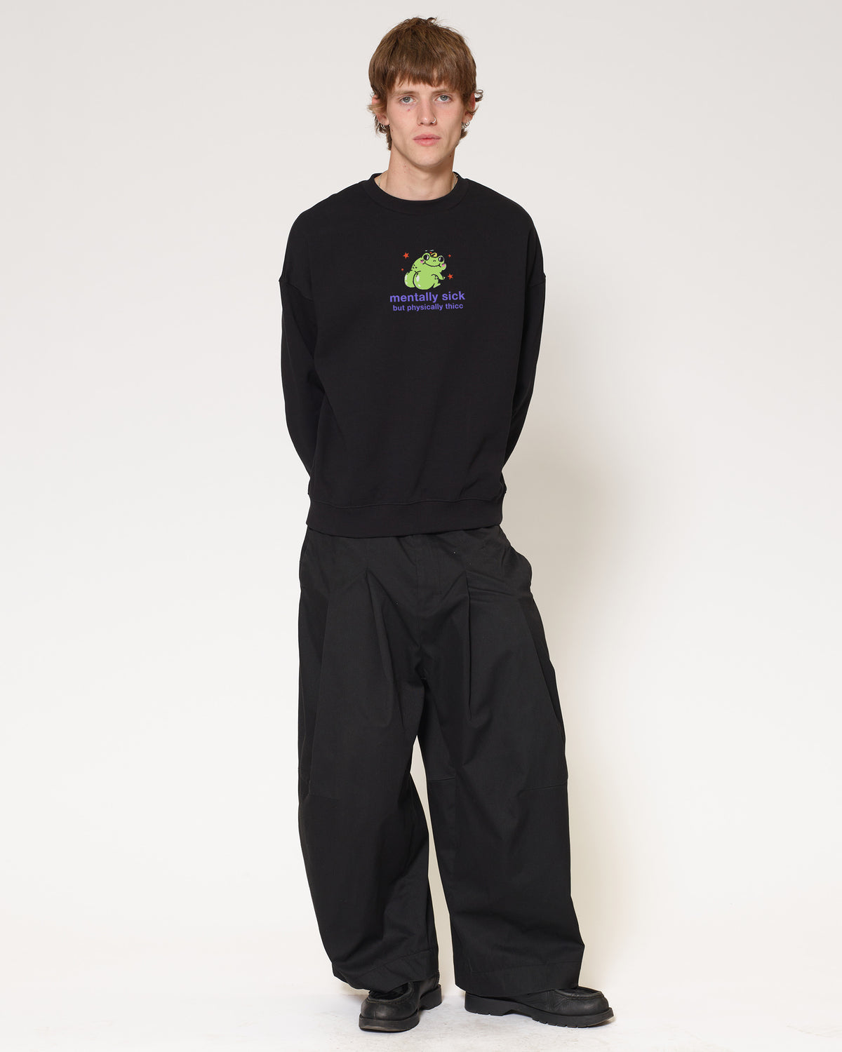 Mentally Sick Black Sweatshirt