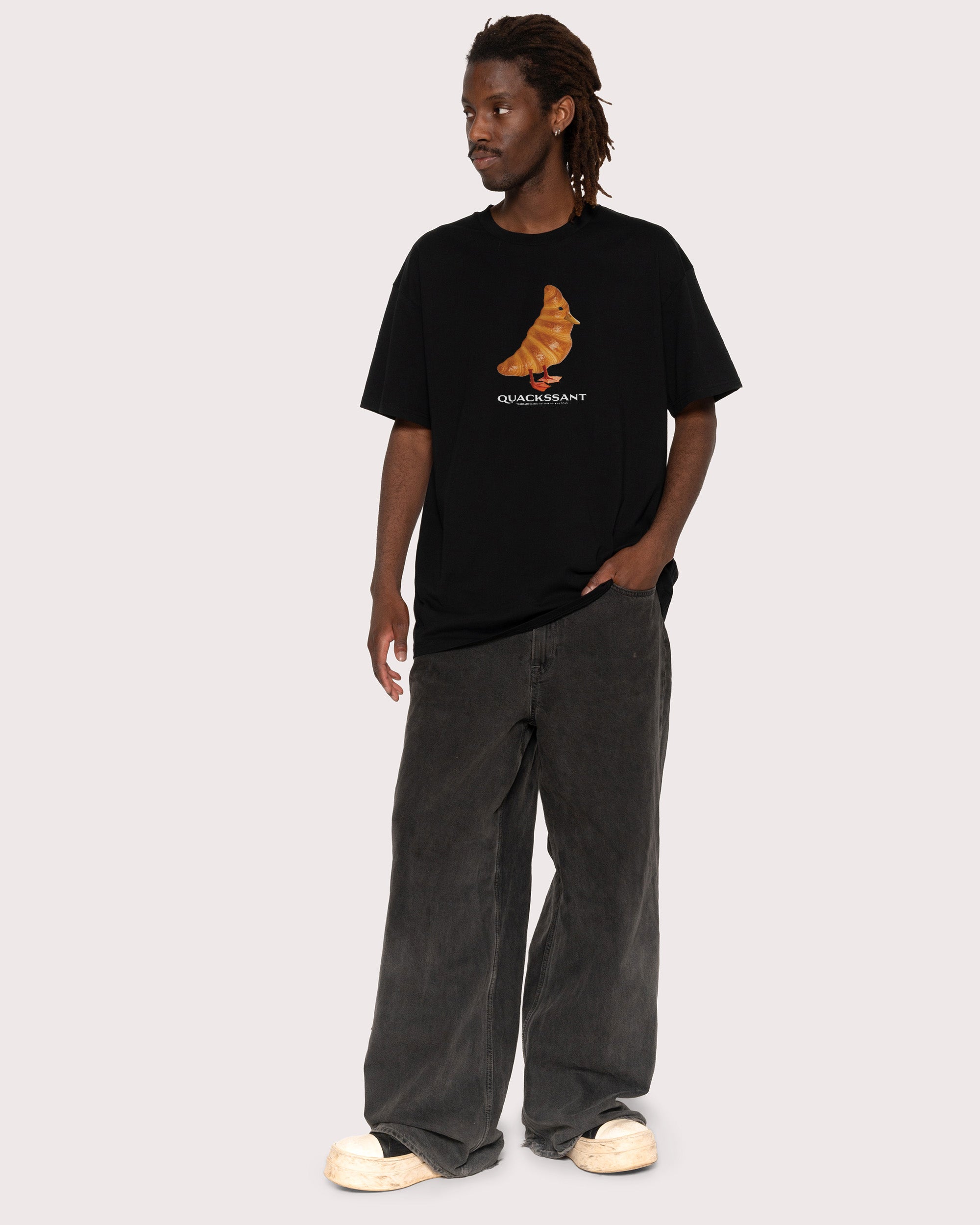 Quackssant Black T-Shirt