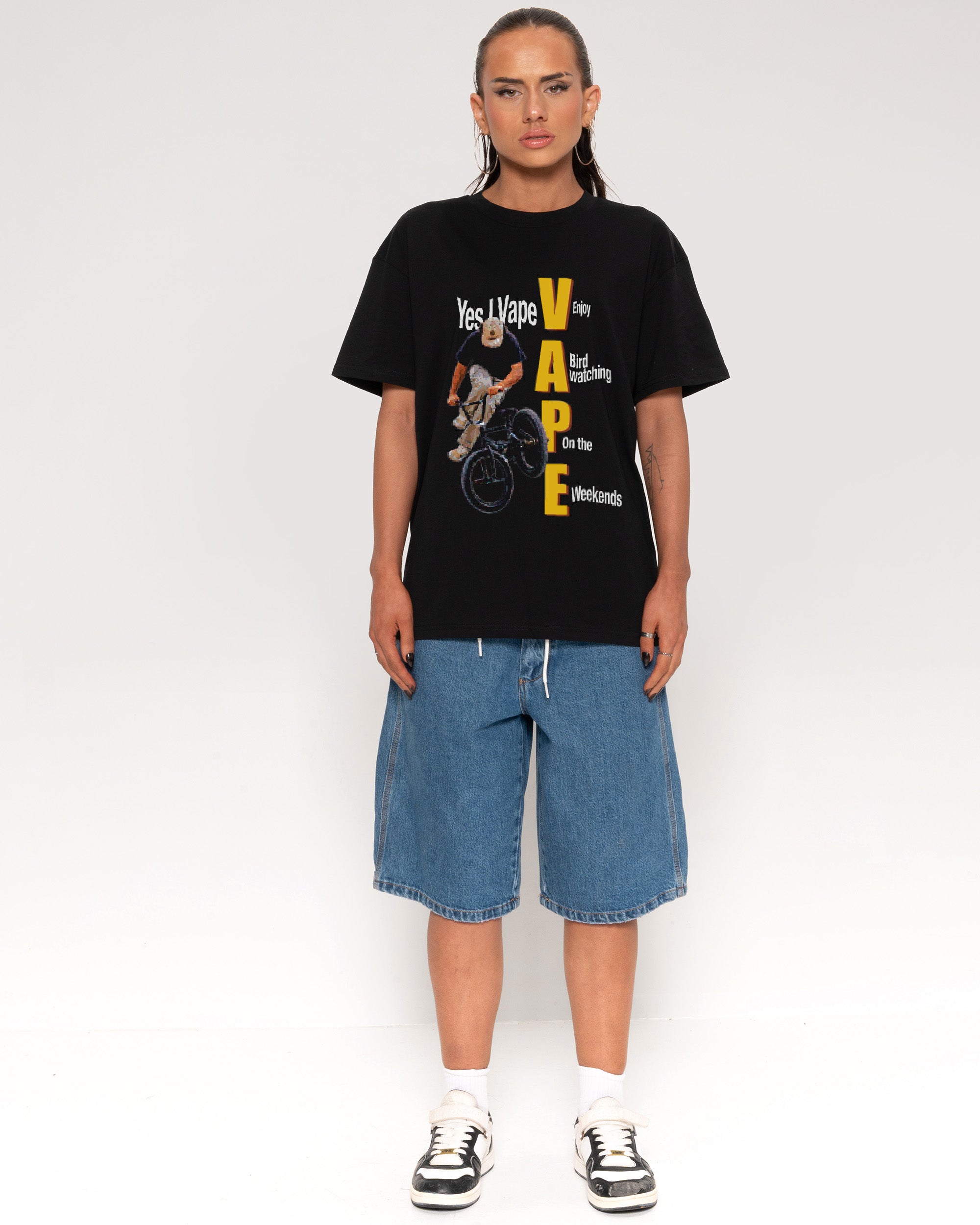 Yes I Vape Black T-Shirt