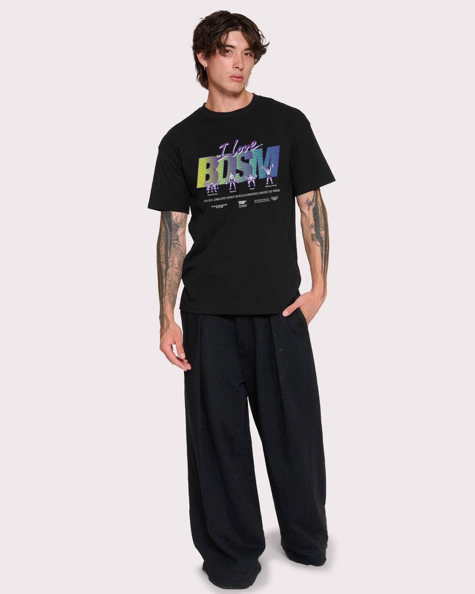 I Love BDSM Black T-Shirt