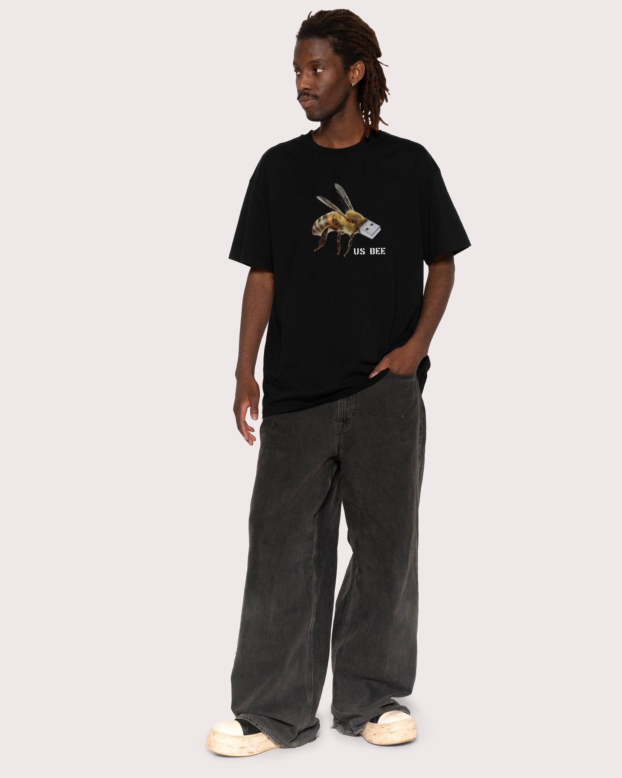 US BEE Black T-Shirt
